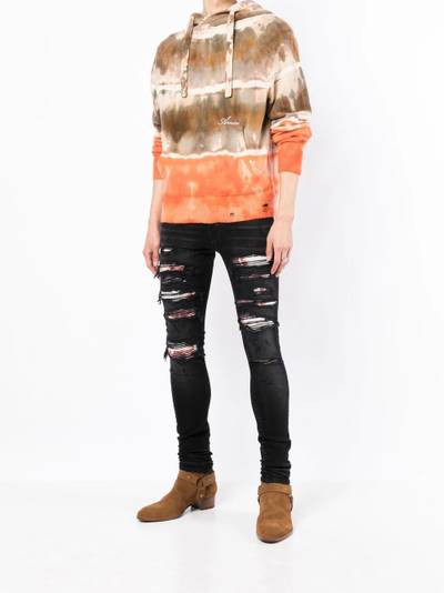 AMIRI tie-dye wool hoodie outlook