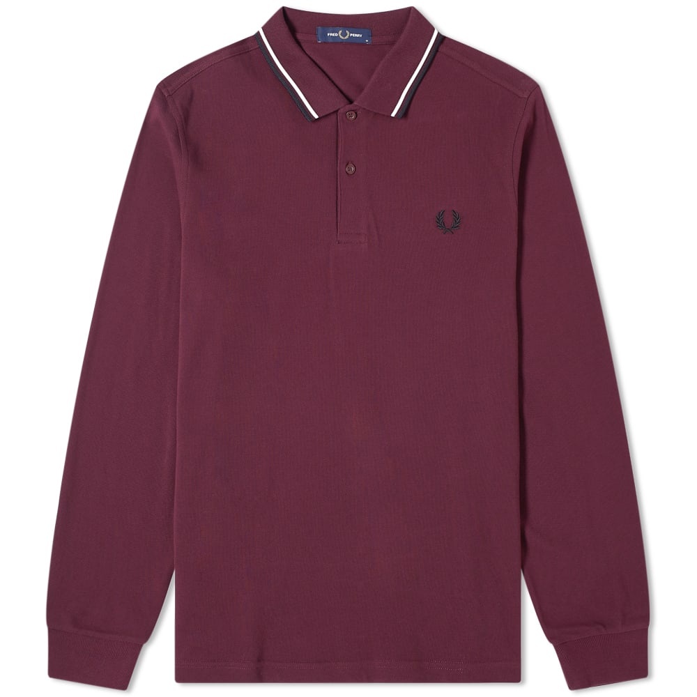 Fred Perry Long Sleeved Twin Tipped Polo - 1