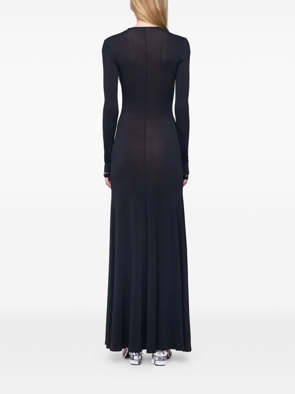 cut-out evening dress - 4
