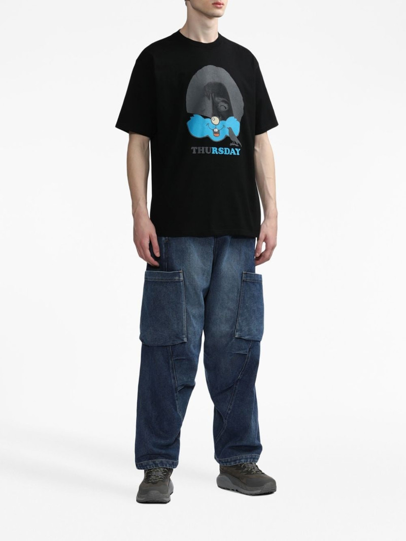 UNDERCOVER graphic-print cotton T-shirt outlook