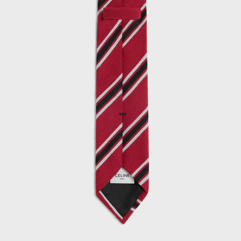 CELINE tie IN striped wool silk outlook