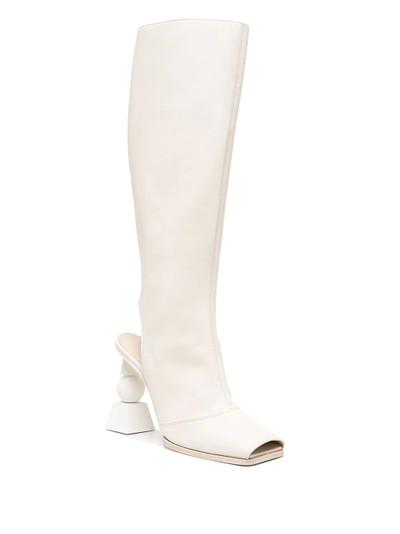 JACQUEMUS Olive knee boots outlook