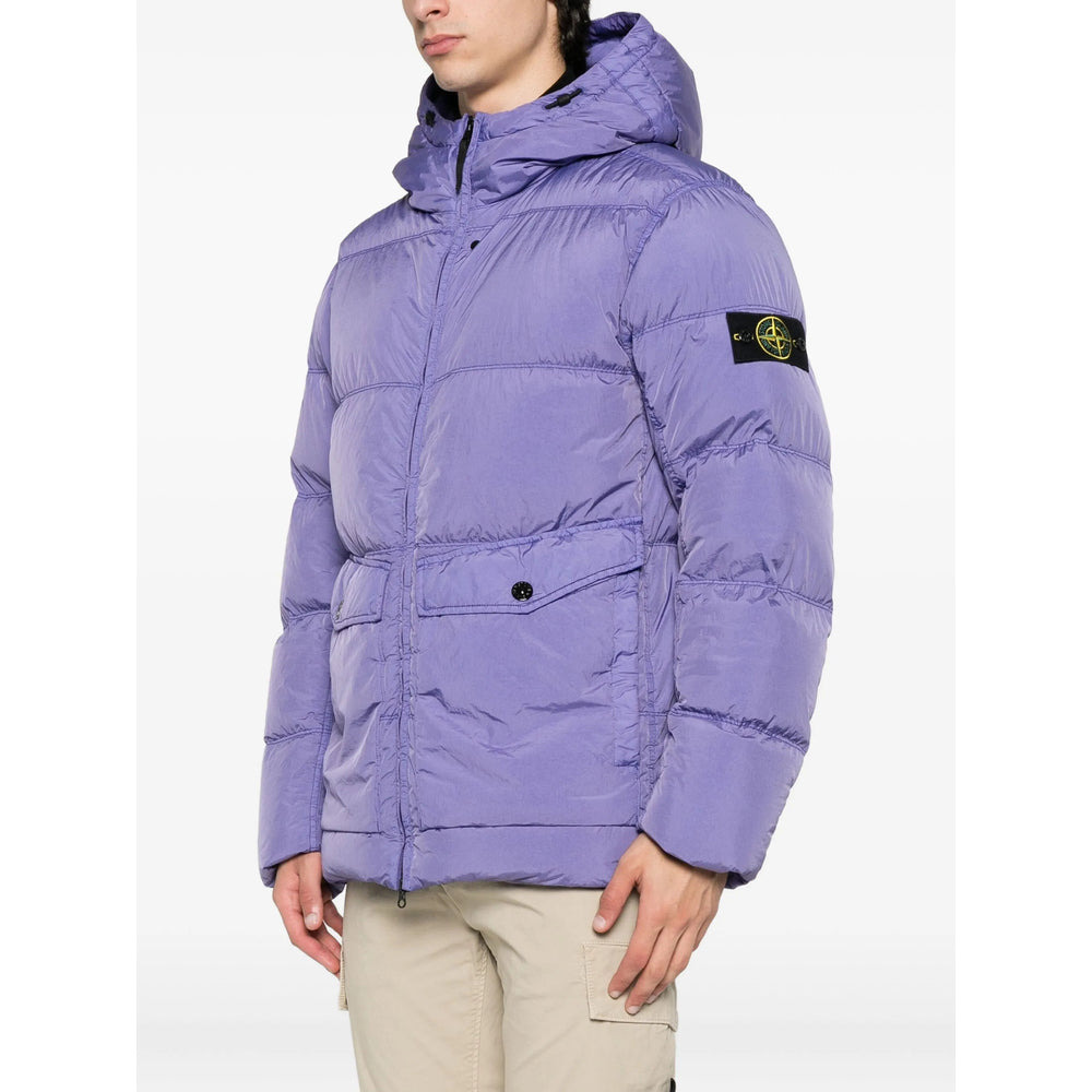 Stone Island Purple Jackets - Padded & Down Jackets Men - 5
