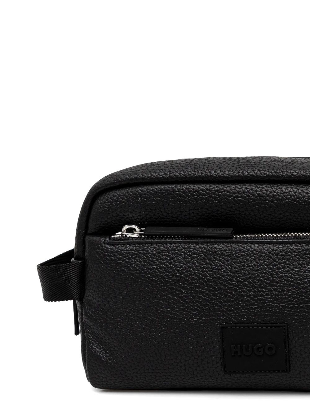 logo-appliqué wash bag - 3