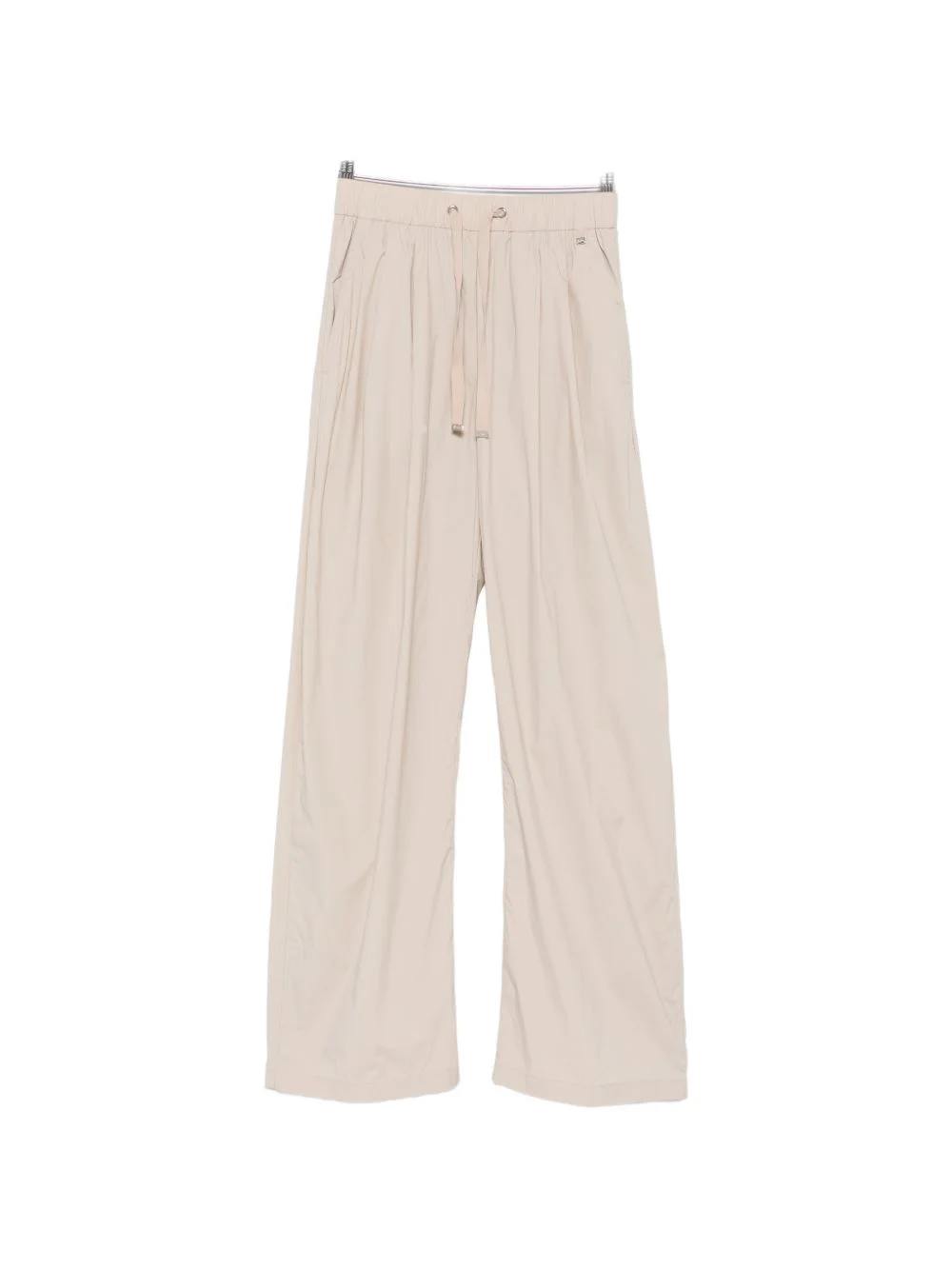 drawstring elasticated-waist trousers - 1