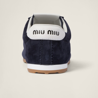 Miu Miu Suede sneakers outlook