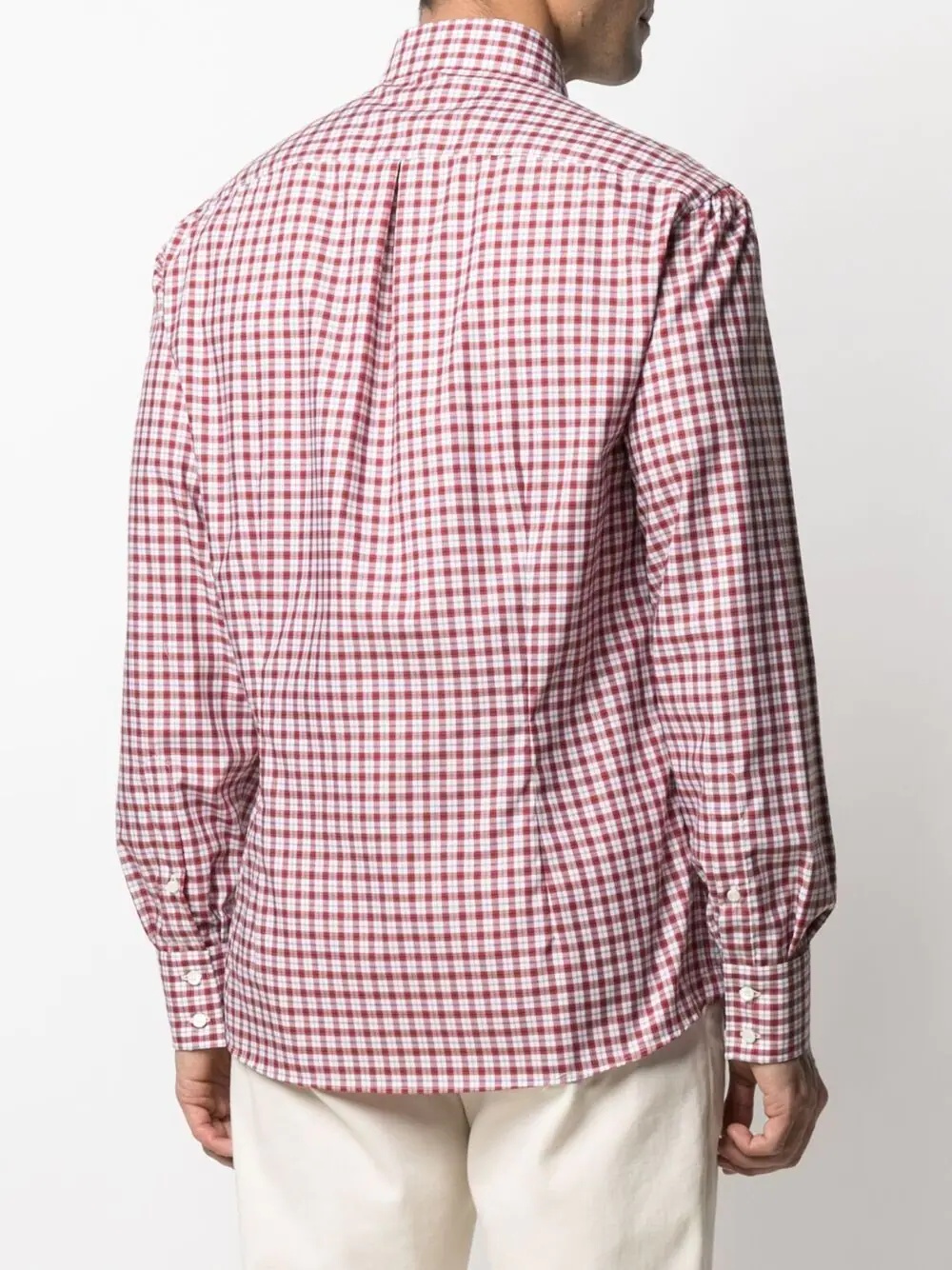 checked cotton shirt - 4