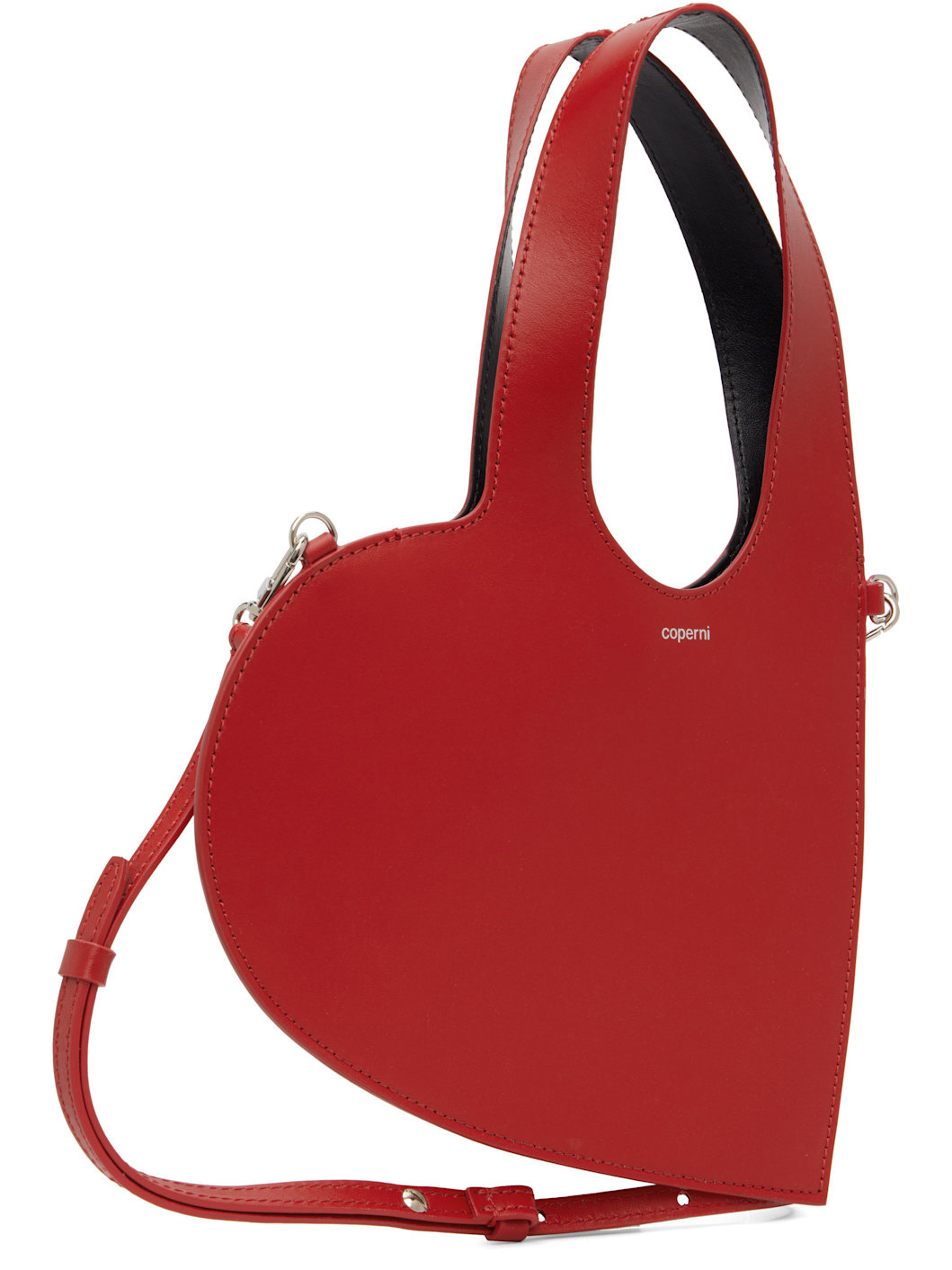 Red Crossbody Baby Heart Tote Bag - 2