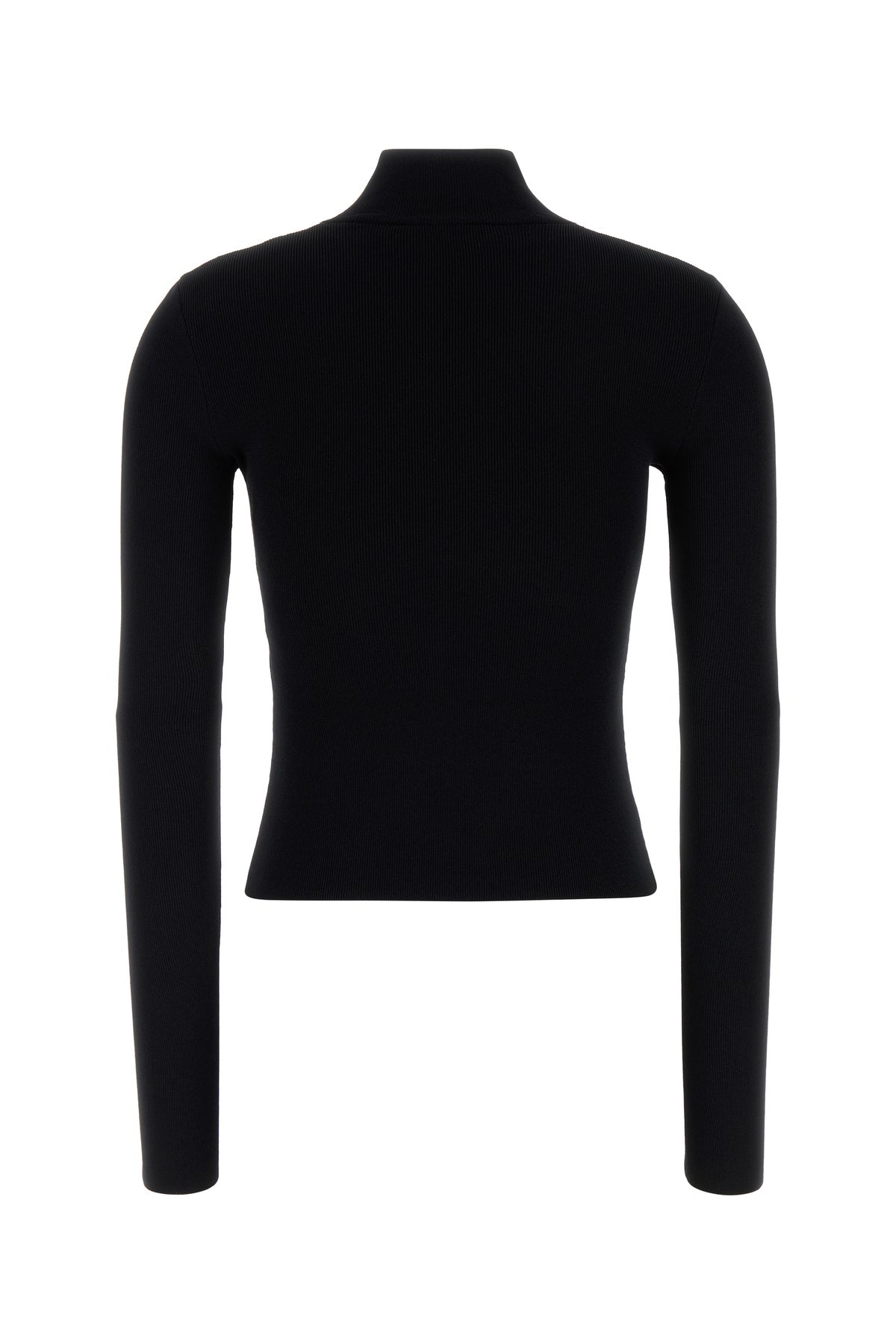 Black viscose blend top - 2