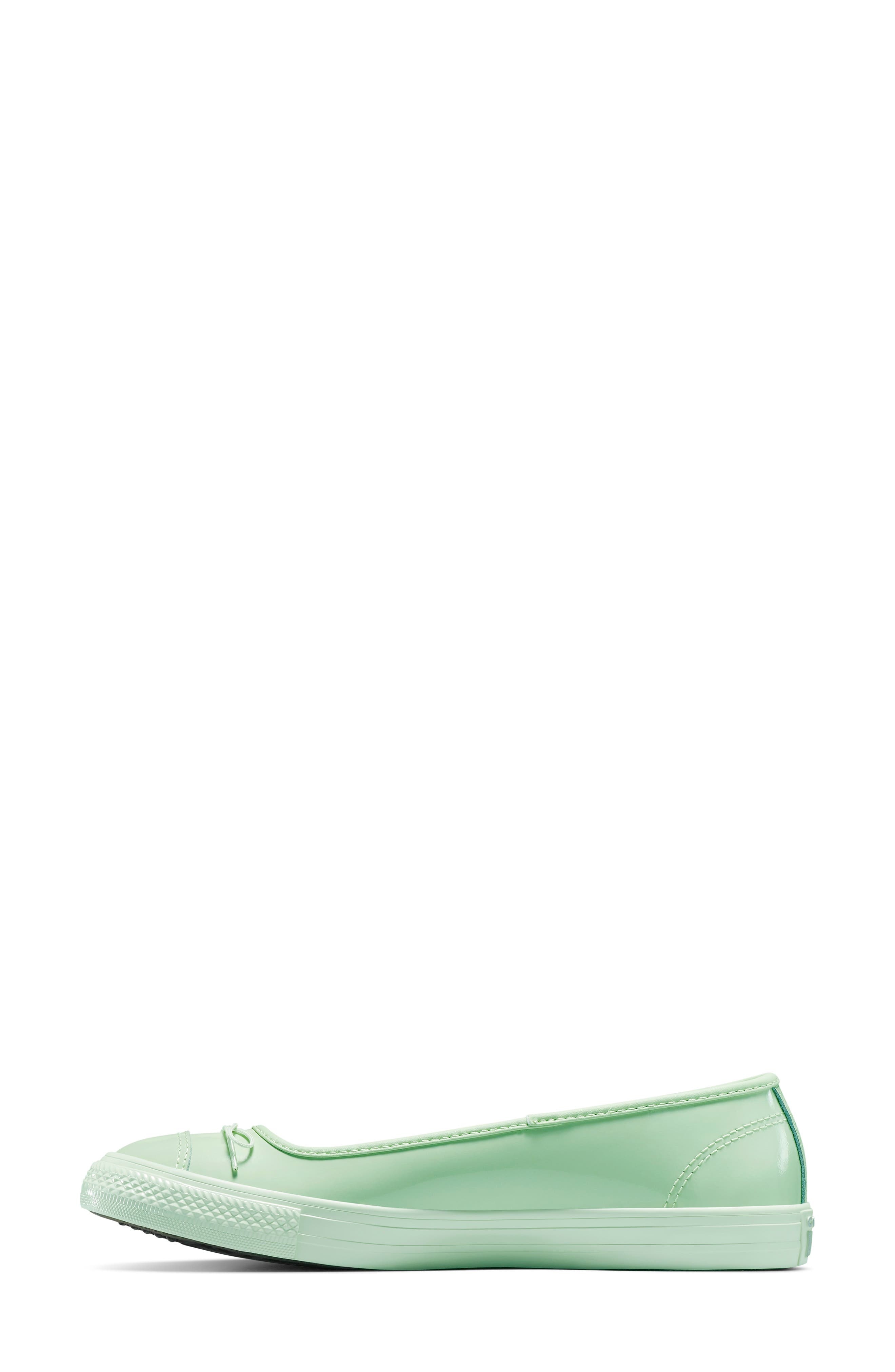 Converse Chuck Taylor® All Star® Dainty Ballerina Patent Leather Flat in Surplus Mint/Surplus Mint a - 8