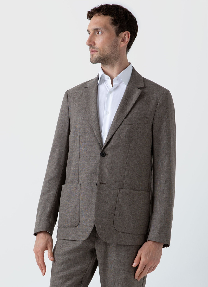Sunspel Travel Wool Blazer outlook
