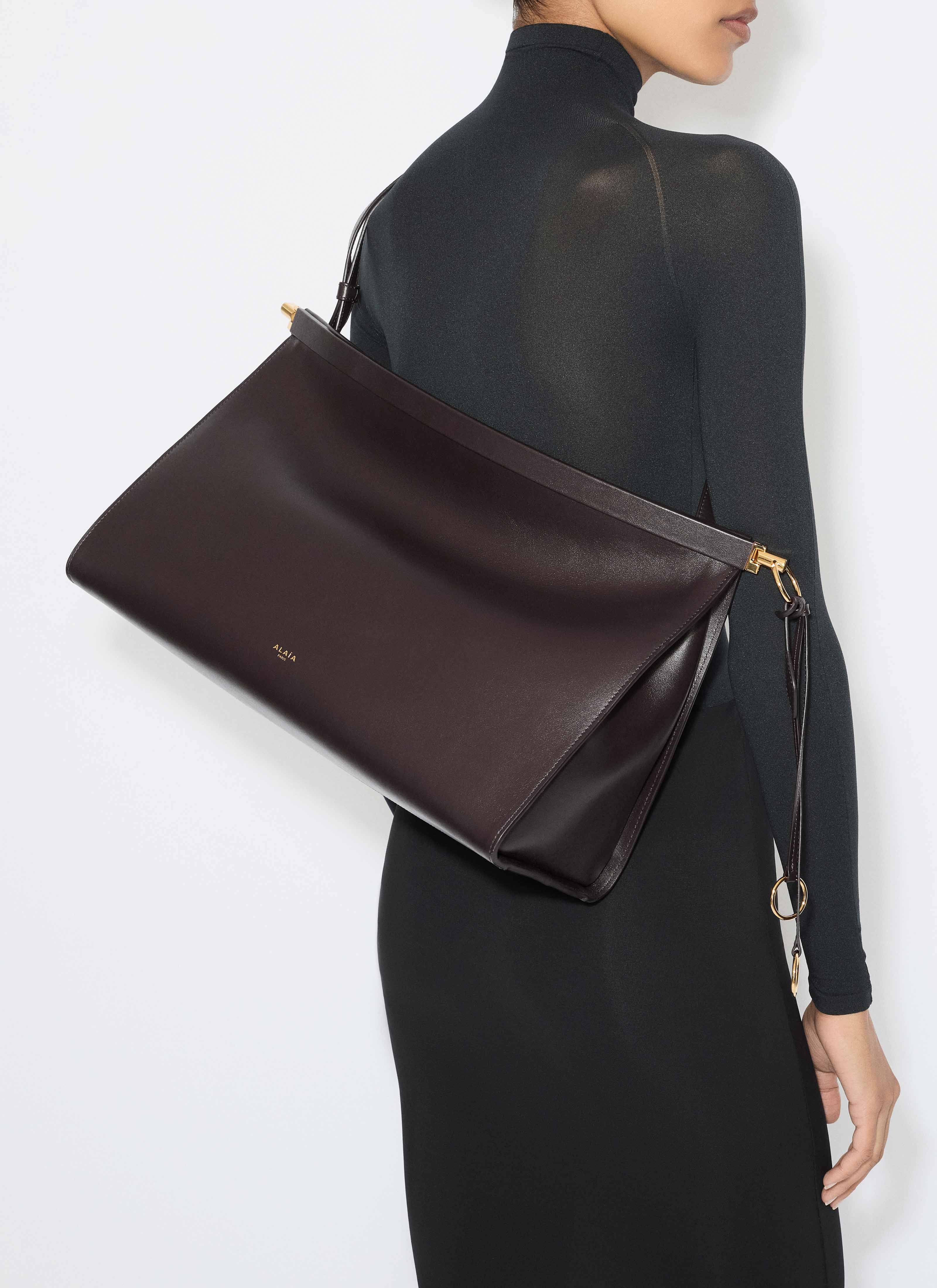 LE CLICK EAST WEST LARGE BAG IN LEATHER - 5