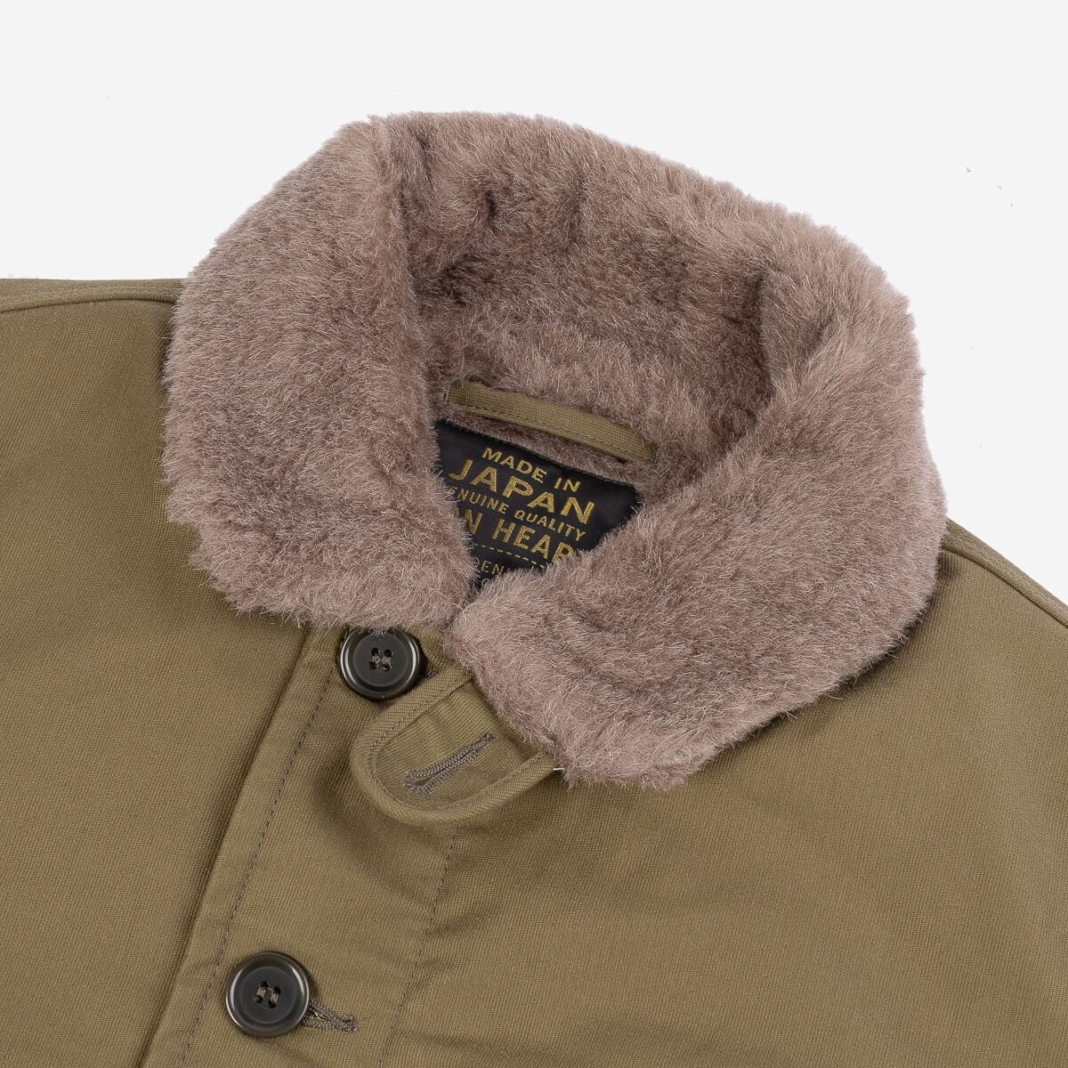 IHM-35-KHA Whipcord N1 Deck Jacket - Khaki - 9