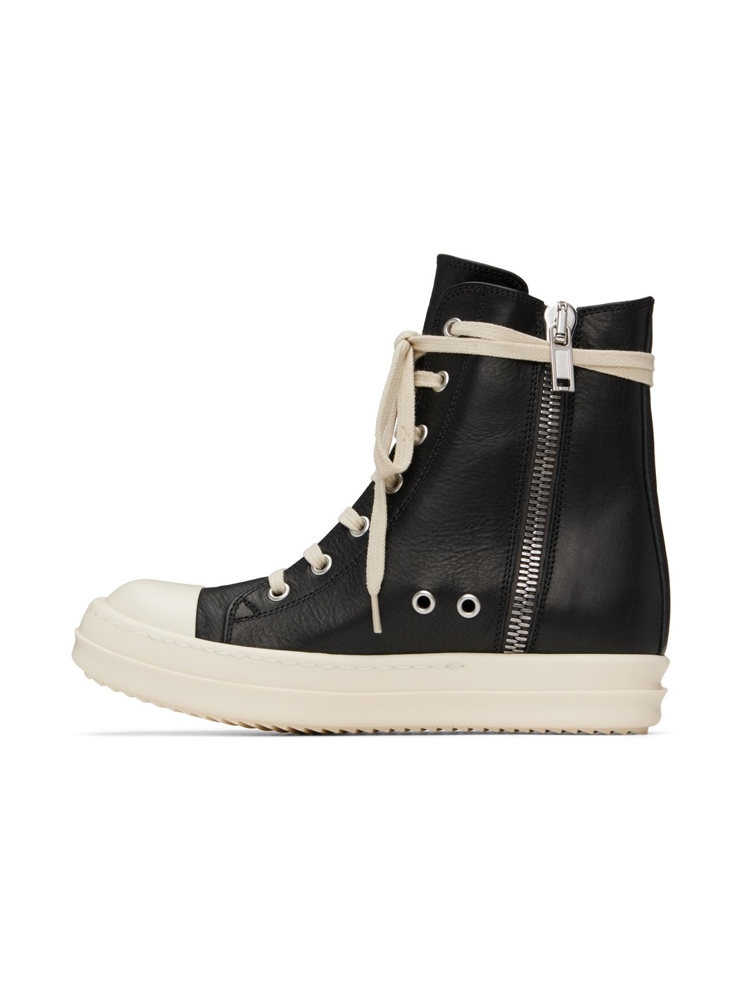 Black Porterville Washed Calf Sneakers - 3