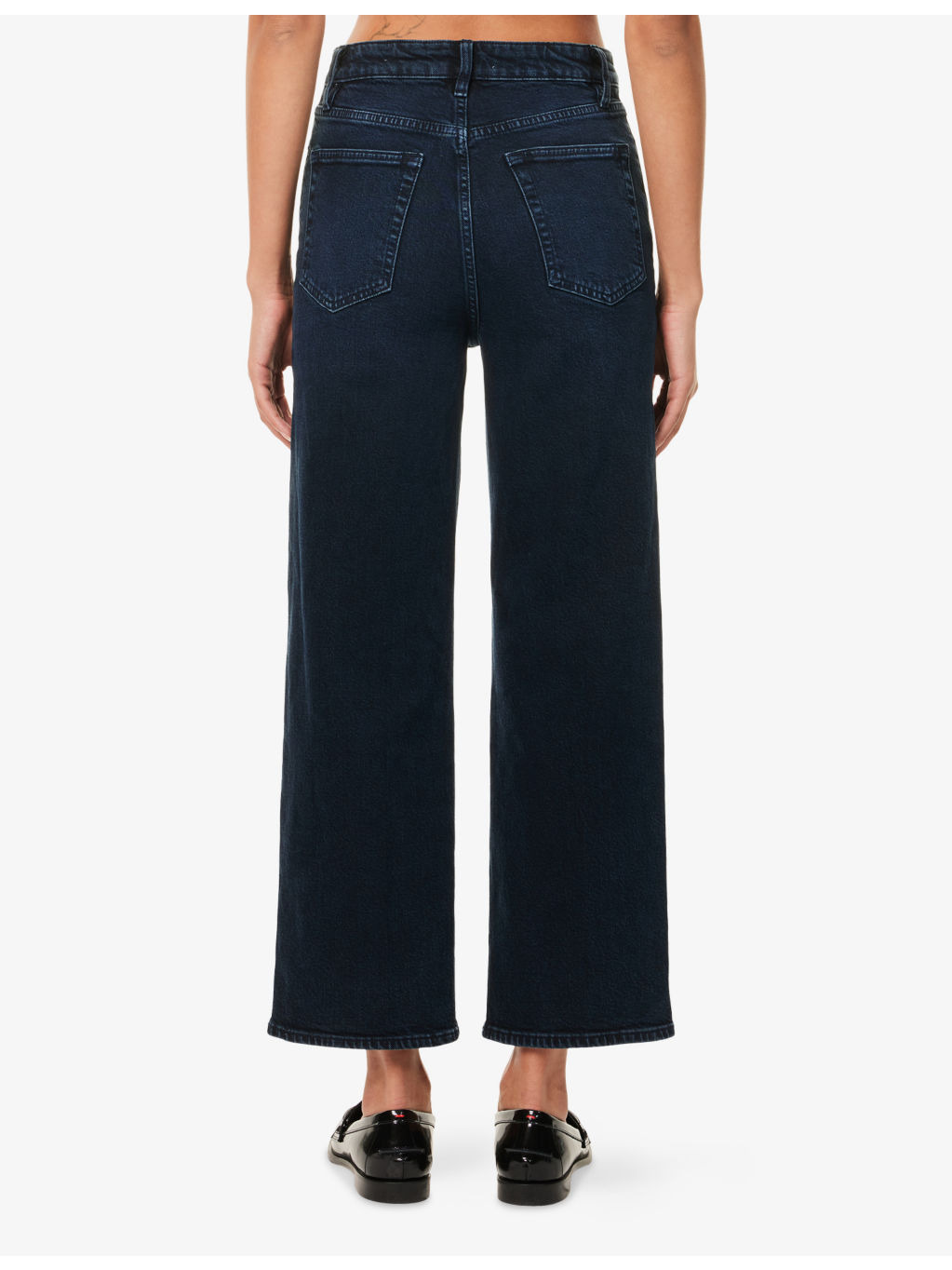 The Wide High-Rise Denim Jeans - 4