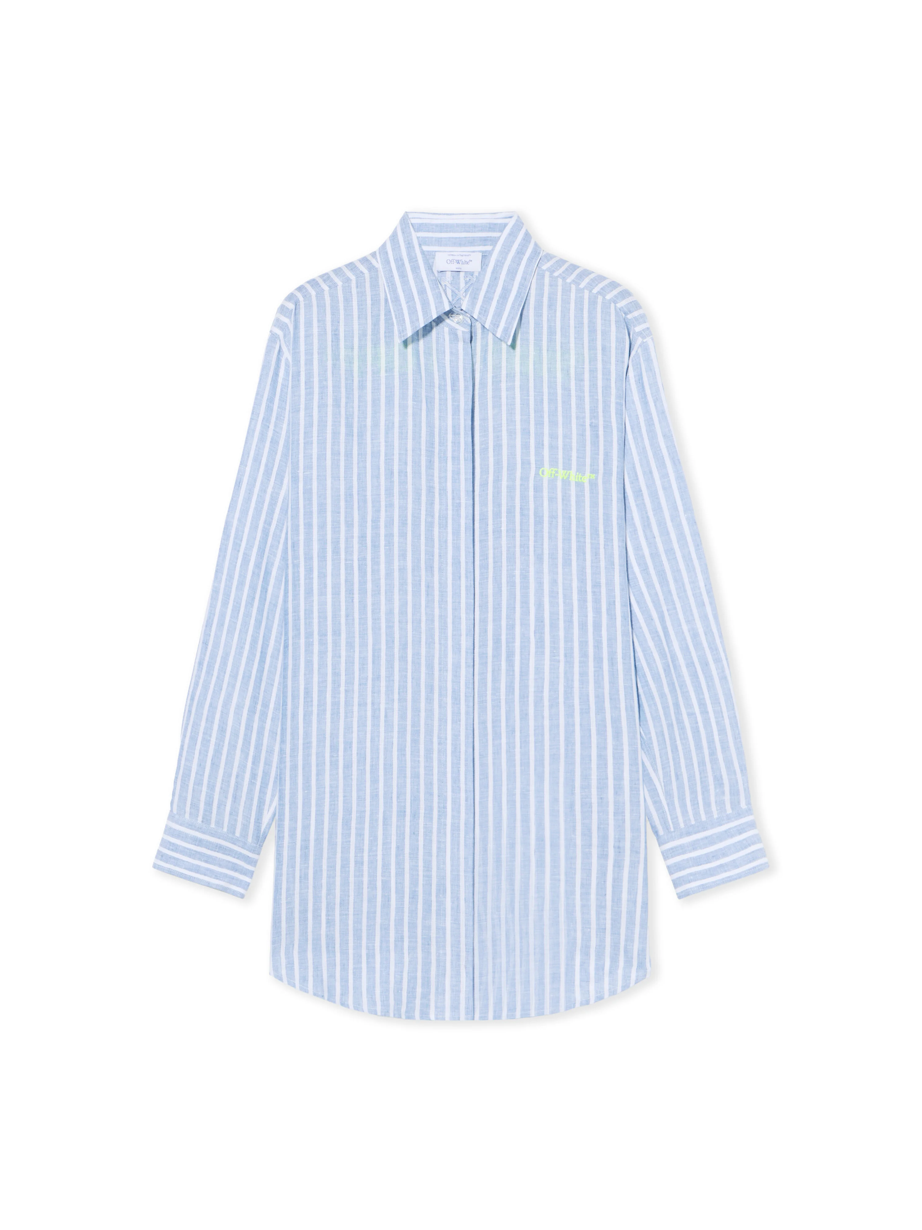 Striped Over Shirt Dress - 1