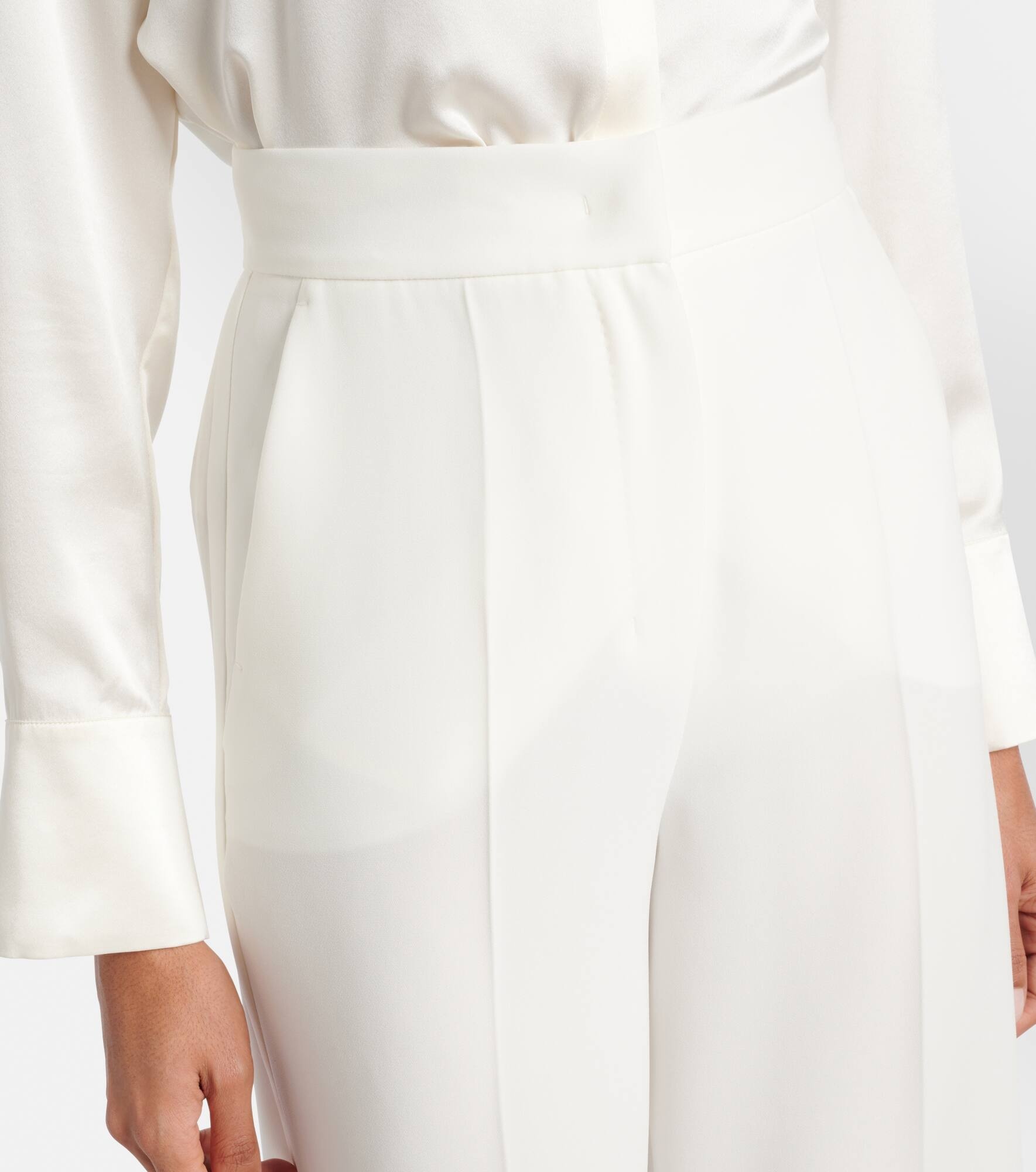 Abetone high-rise cady wide-leg pants - 4