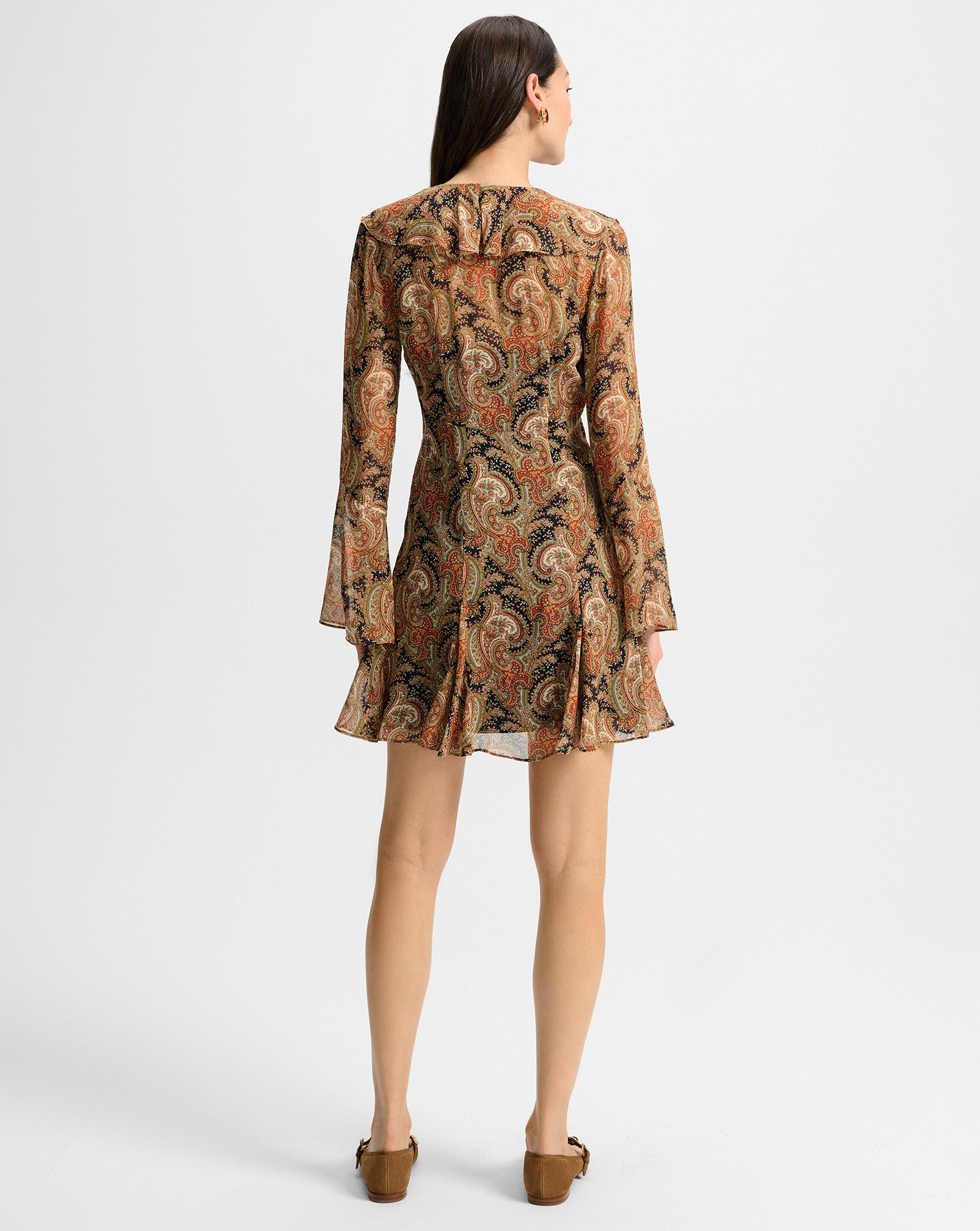 ADRIENNE SILK MINI DRESS - 6