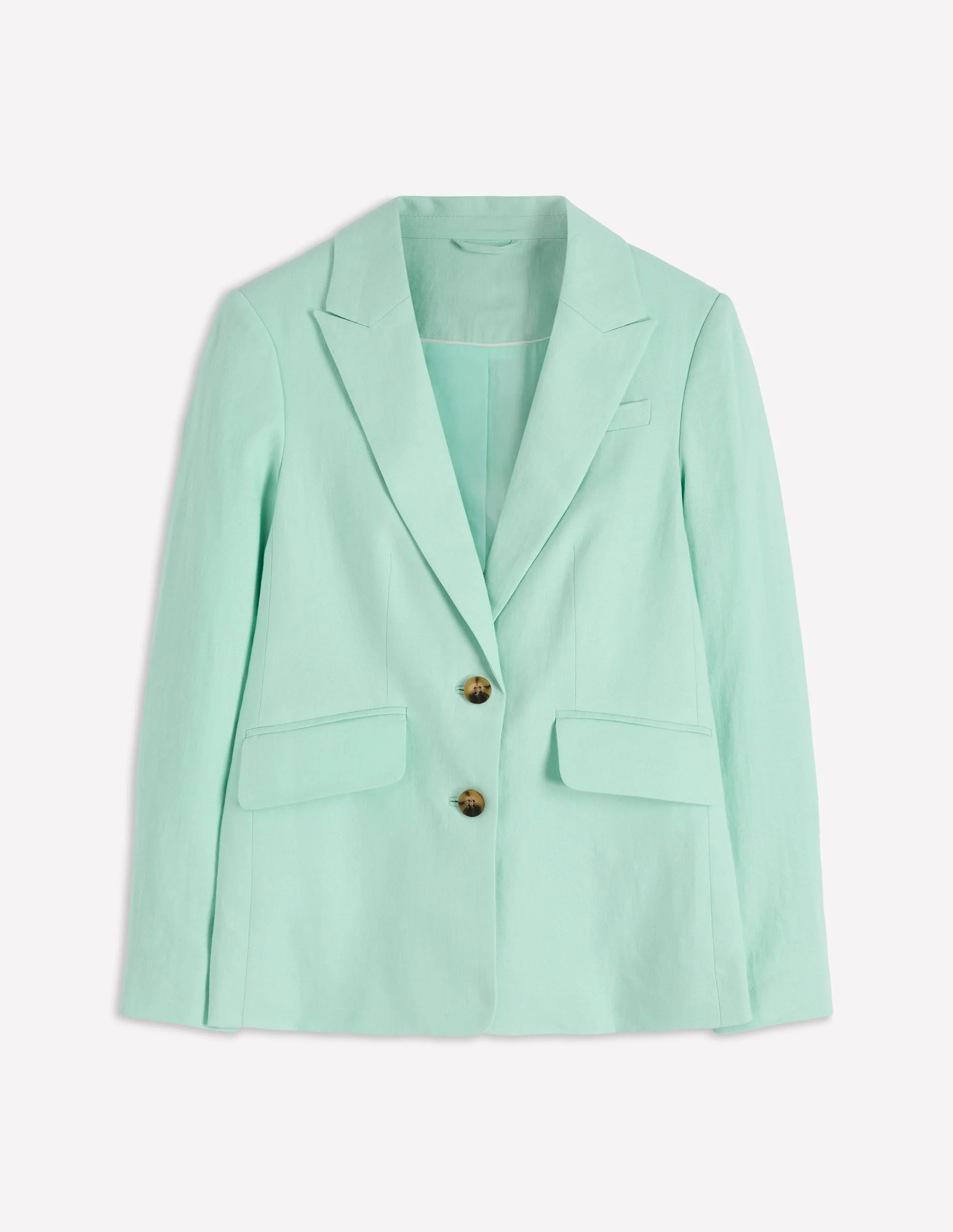 Stamford Linen Blazer-Spearmint - 1