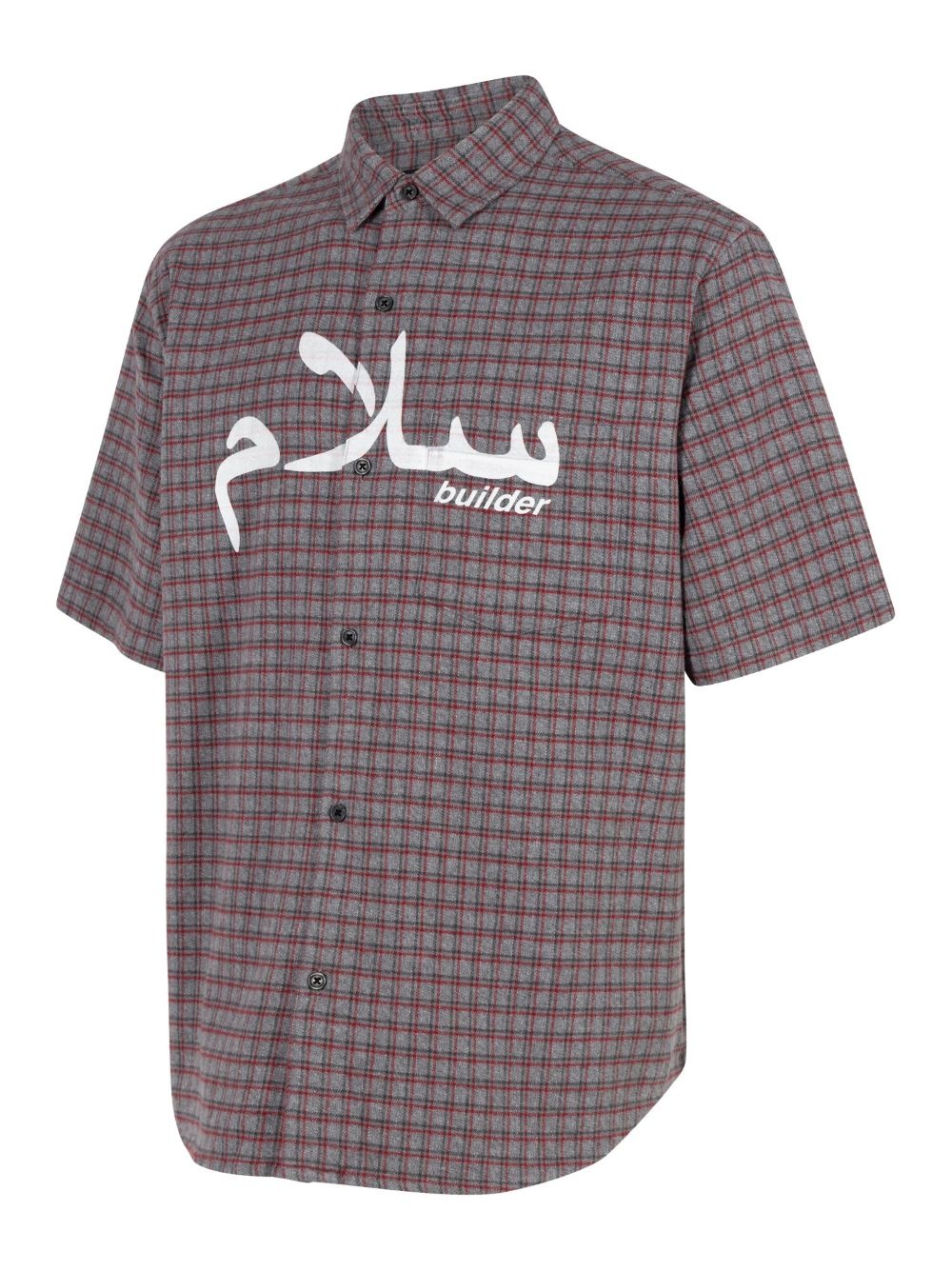 x UNDERCOVER short-sleeve flannel shirt - 2