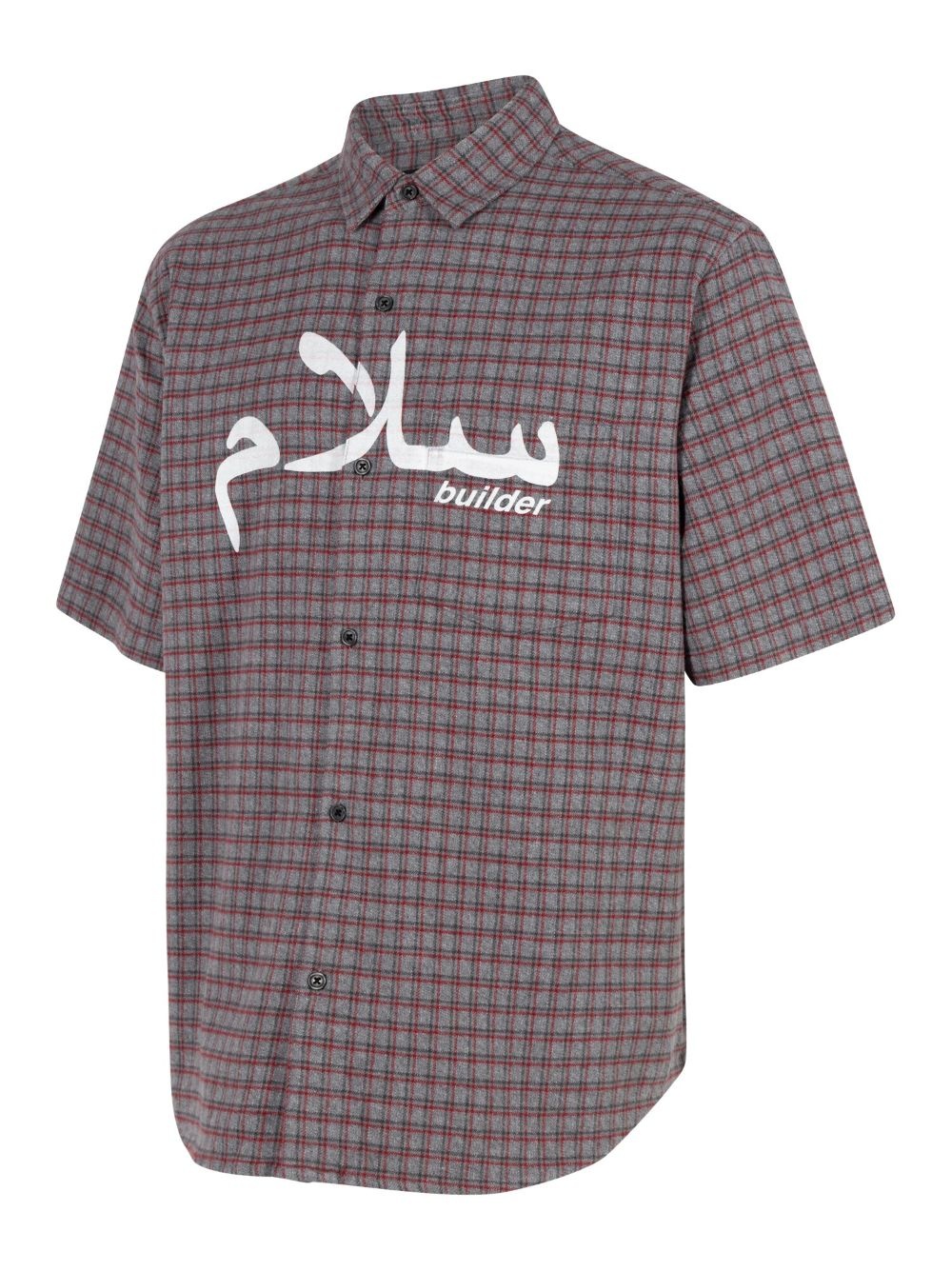 x UNDERCOVER short-sleeve flannel shirt - 3