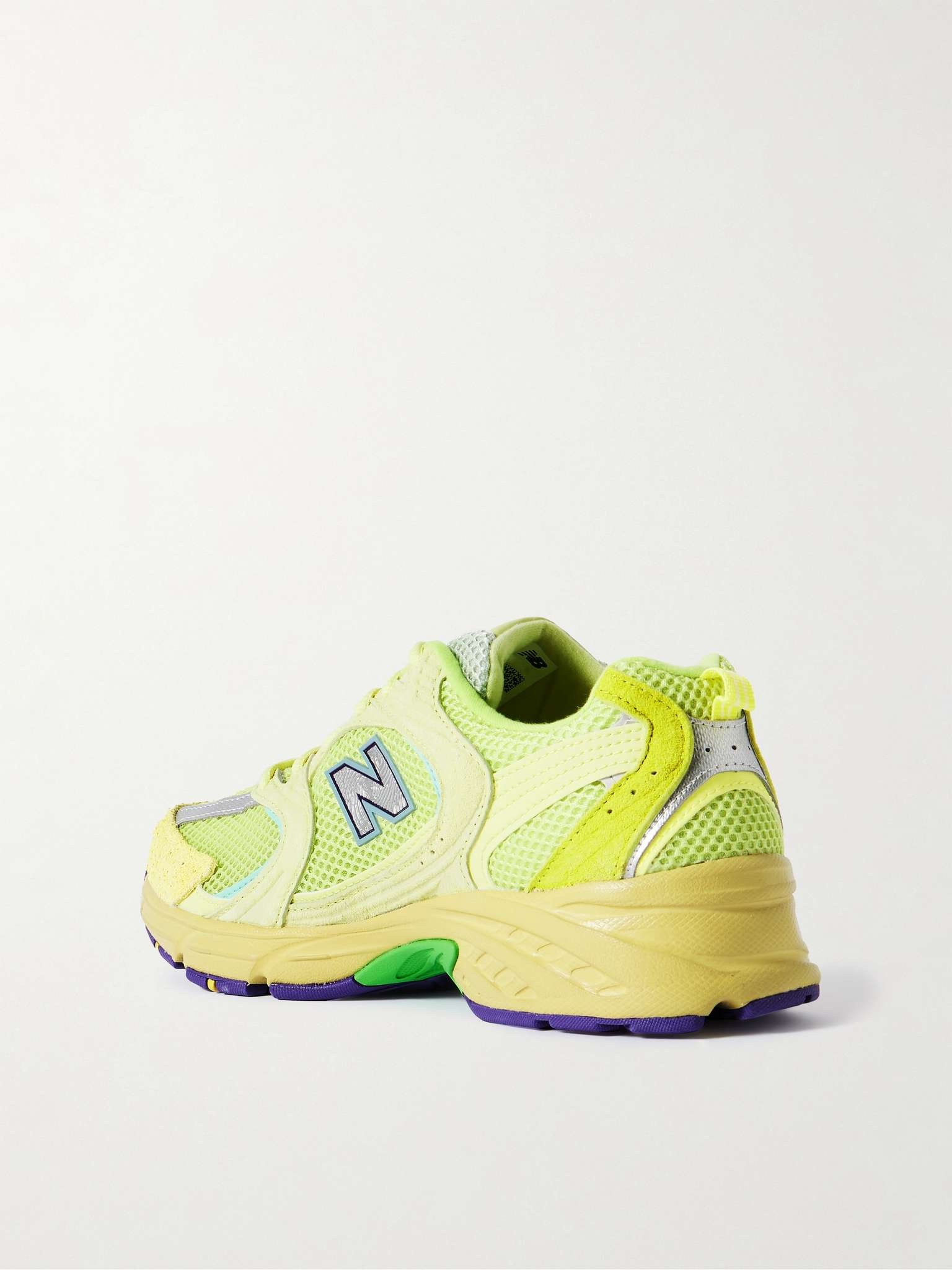 + Salehe Bembury 530 Leather, Suede and Nubuck-Trimmed Mesh Sneakers - 3