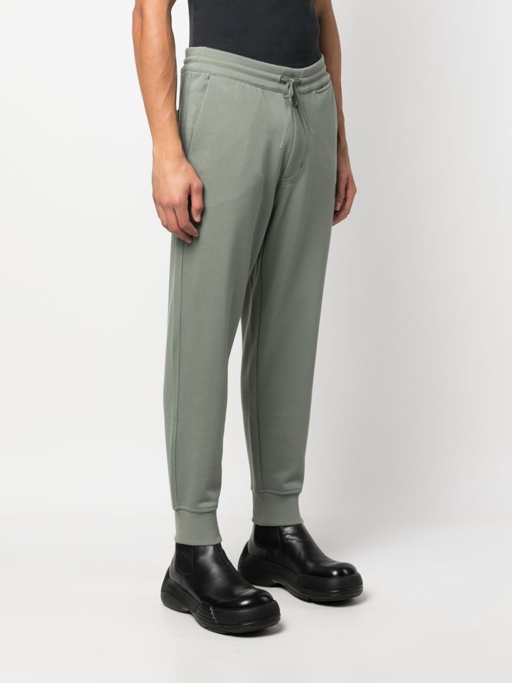 drawstring organic cotton track pants - 3