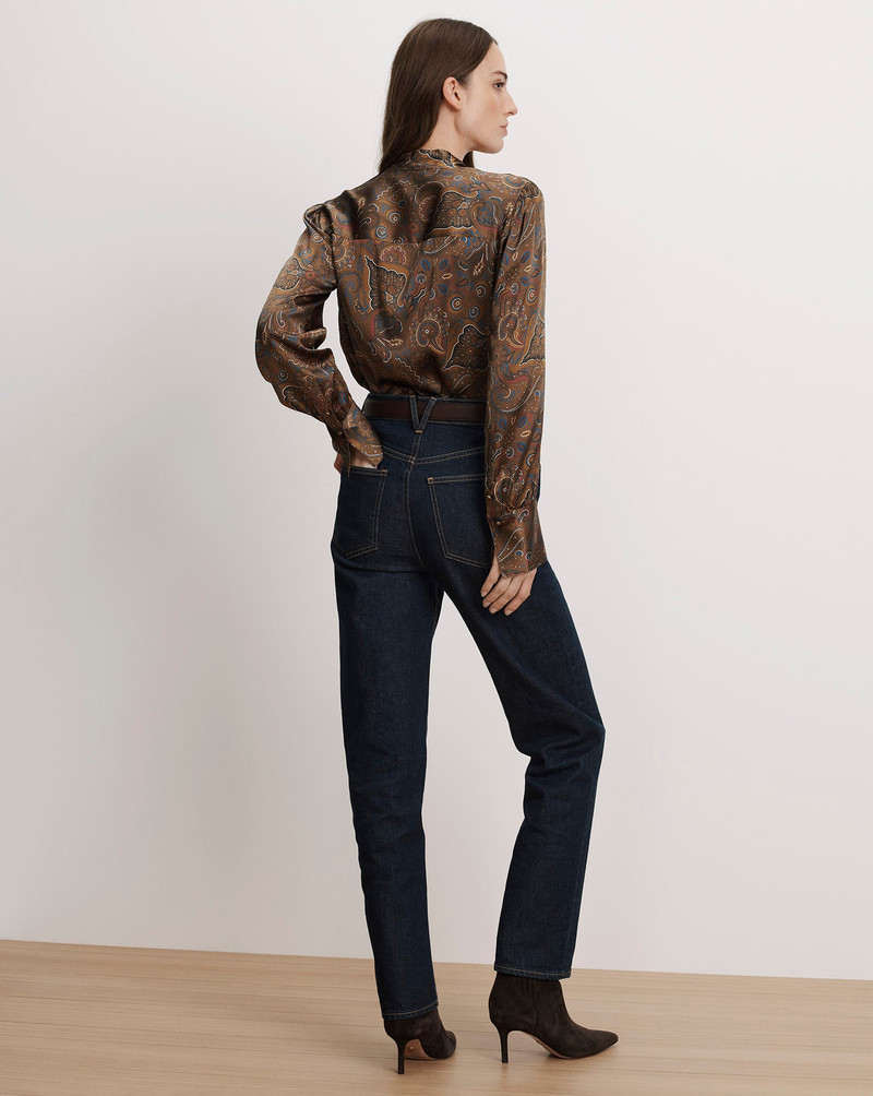 FRANCINE TIE-NECK BLOUSE 5