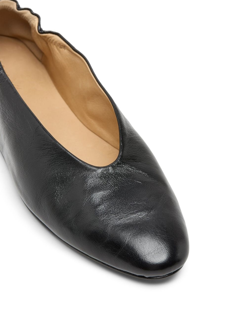 leather ballet flats - 4