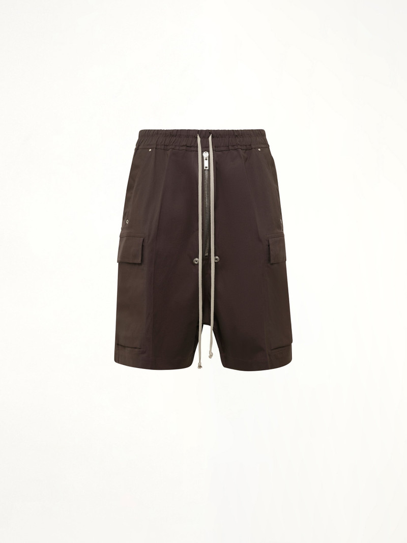 Rick Owens Cargobela Shorts in Dark Dust outlook
