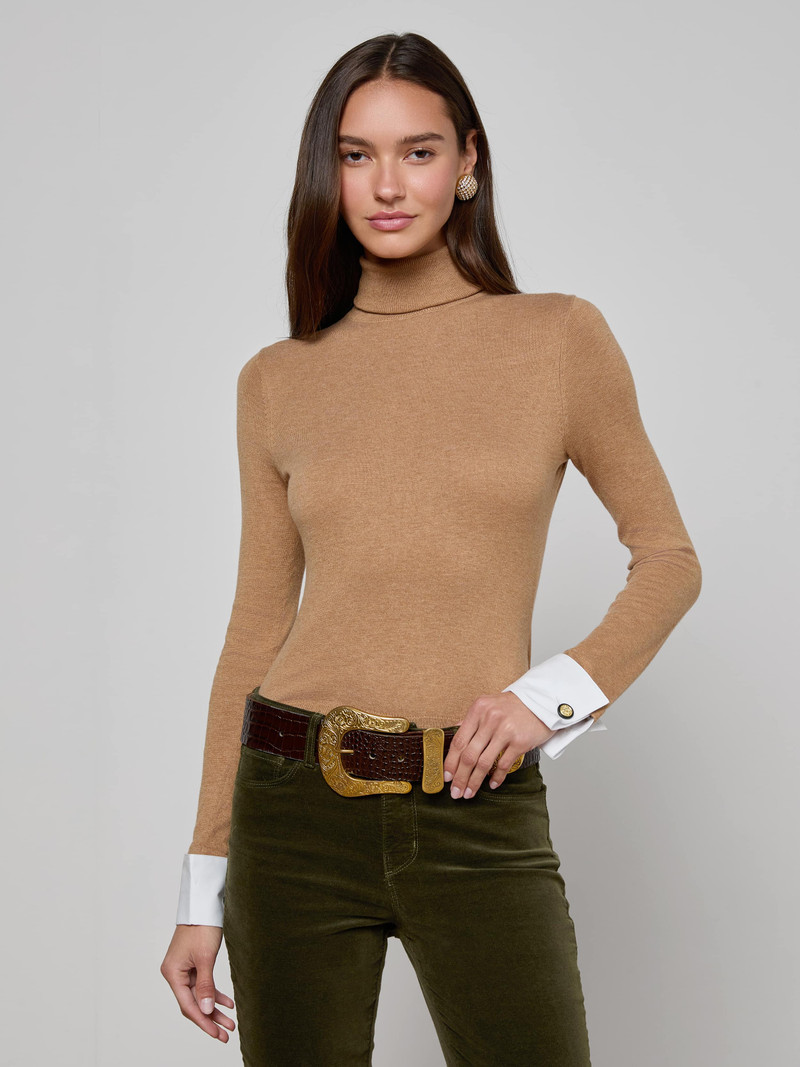 L'AGENCE Flora Turtleneck outlook