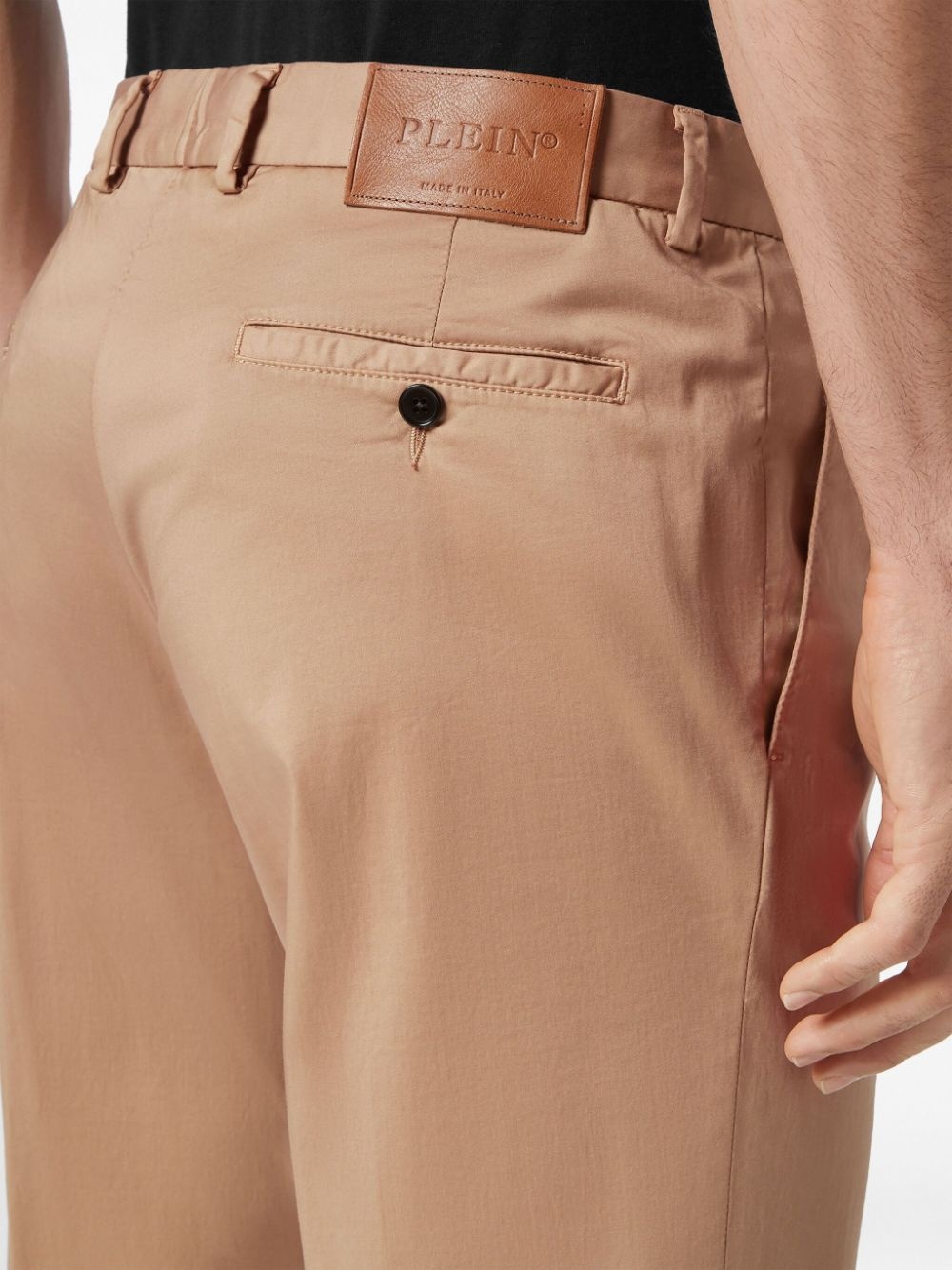 pressed-crease cotton chinos - 4