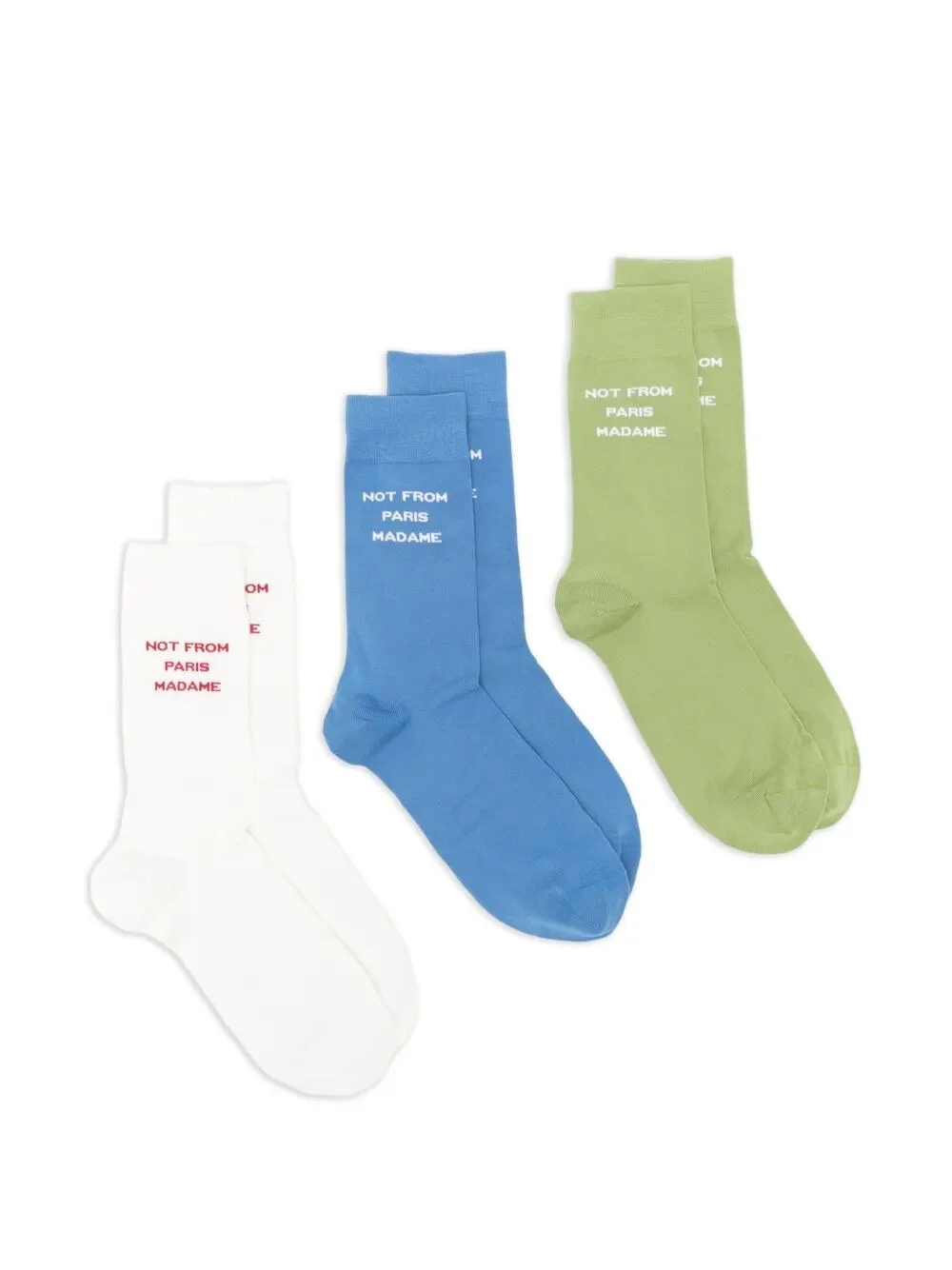 'Le Pack De Chaussettes Slogan' Socks - 1