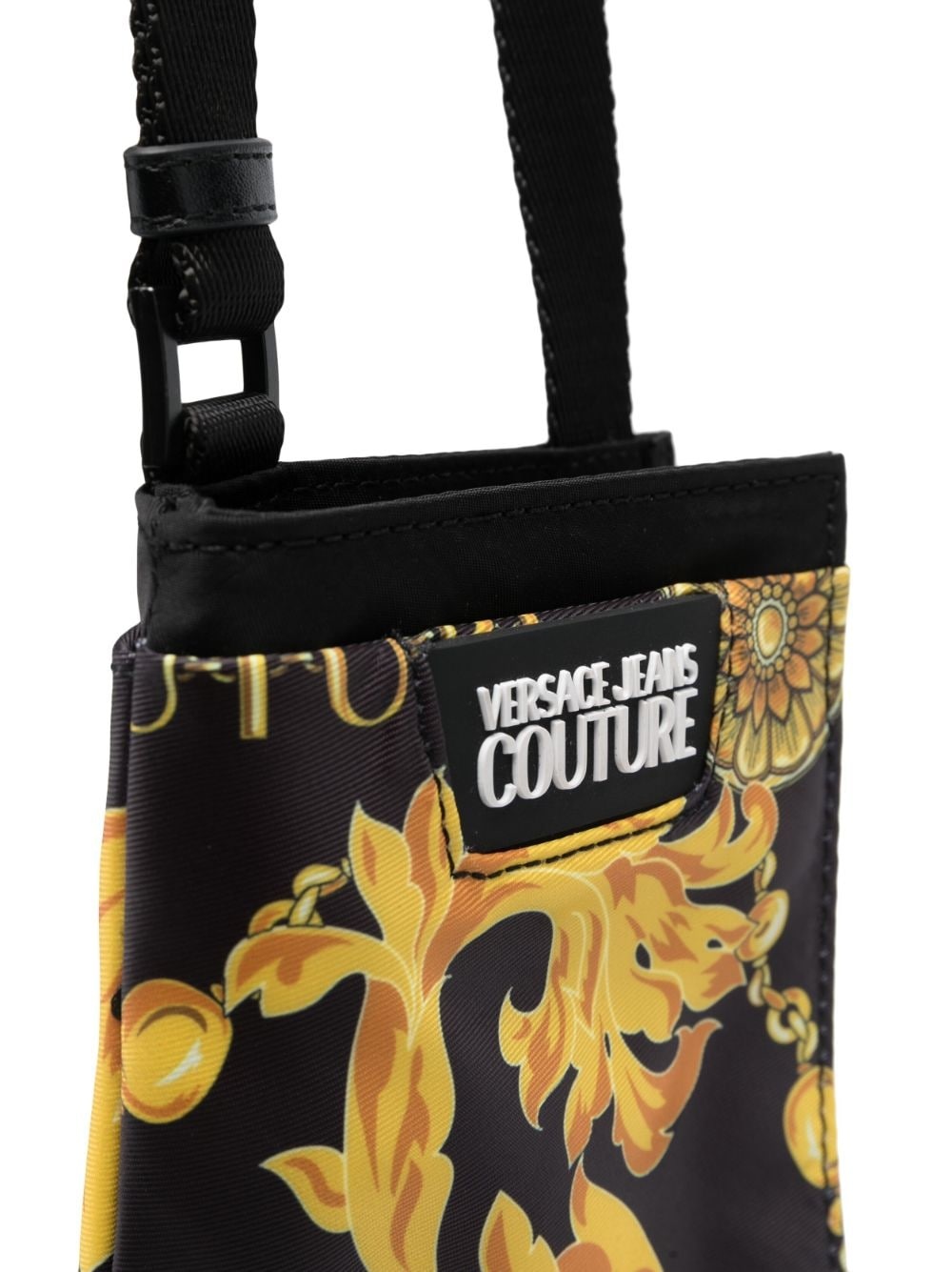 baroque-print shoulder bag - 4