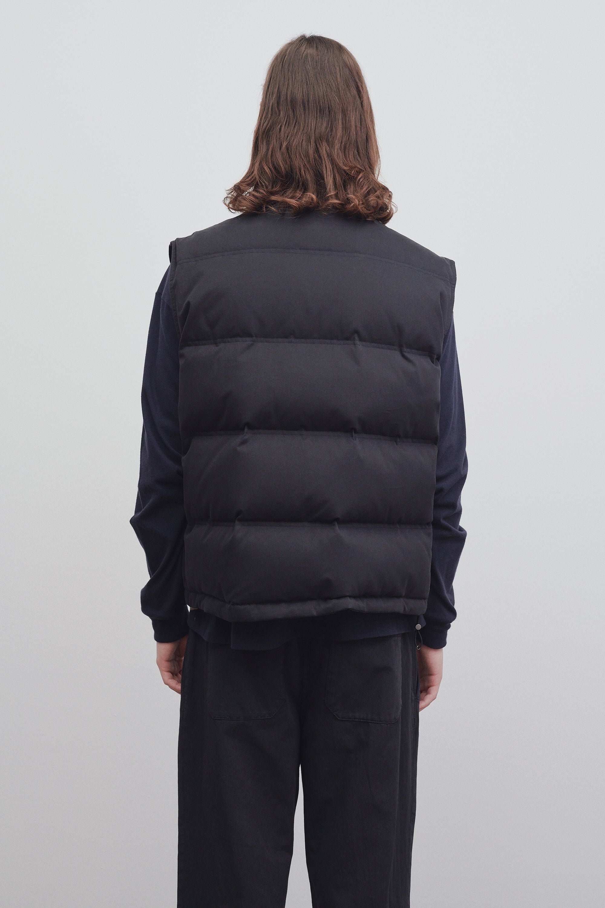 Gettler Vest in Cotton and Cashmere - 4