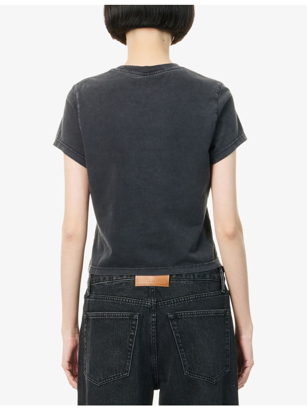 Shrunken Round-Neck Cotton-Jersey T-Shirt - 4