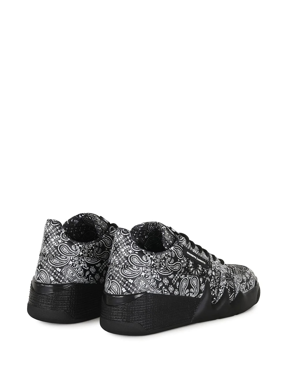 paisley print sneakers - 3