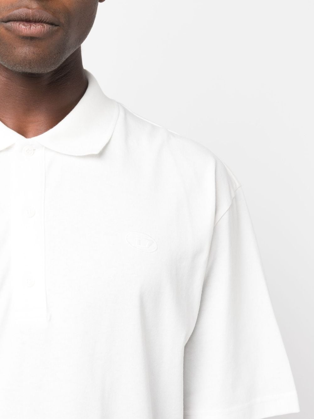 Oval D organic cotton polo shirt - 5