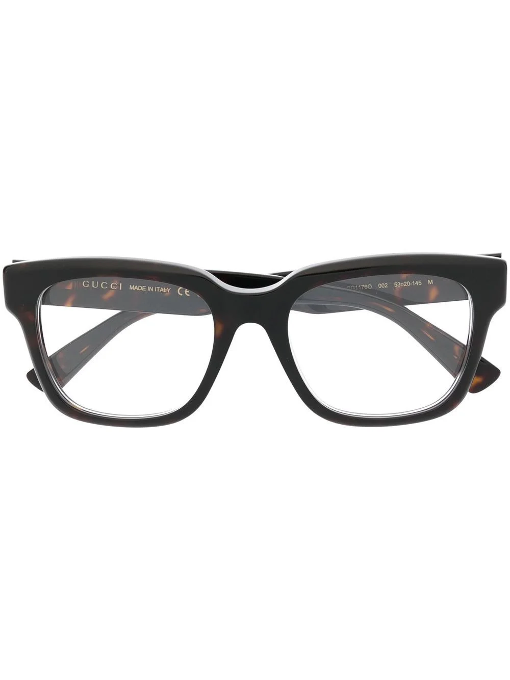square frame optical glasses - 1