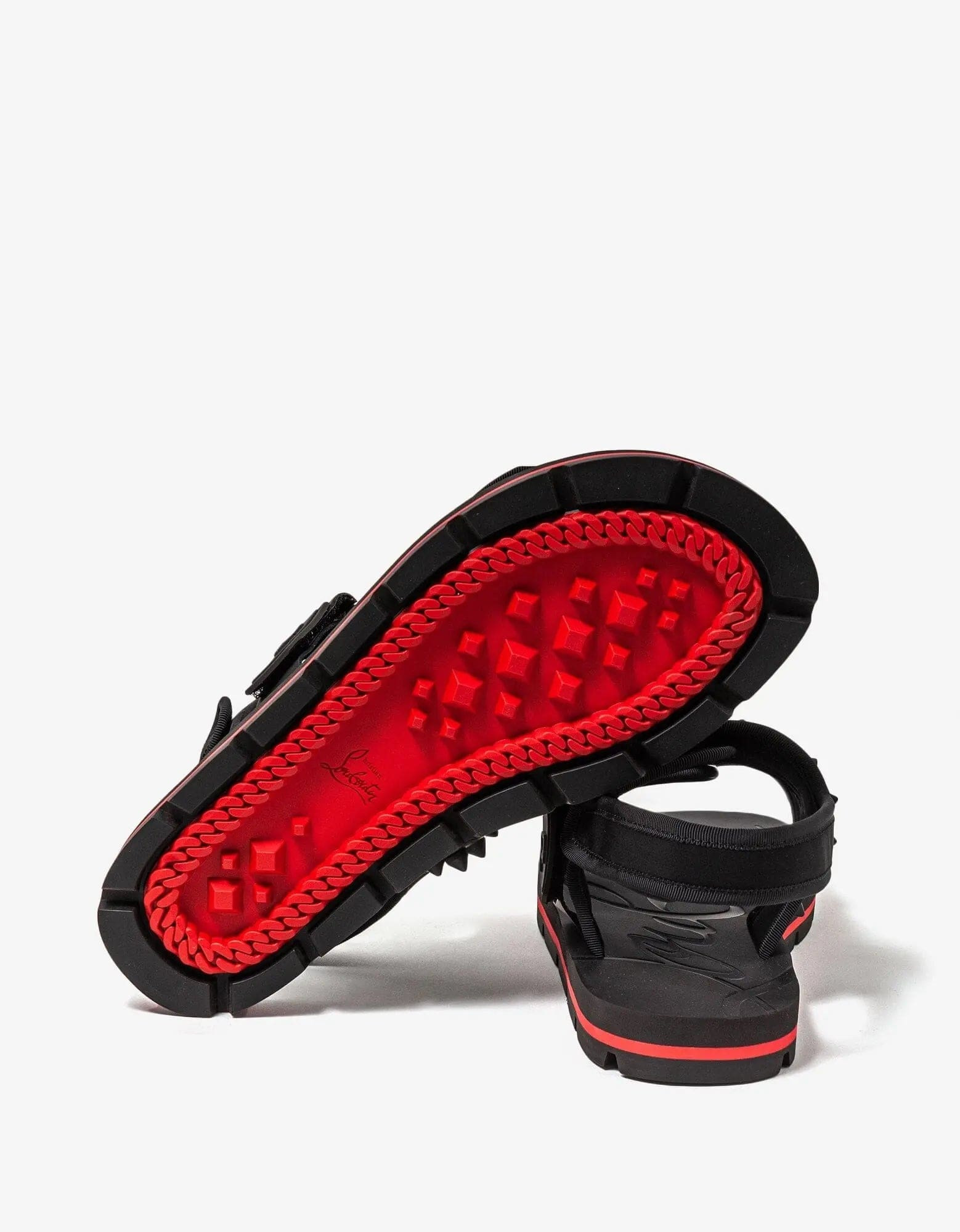 Christian Louboutin Siwa Flat Black Sandals - 3
