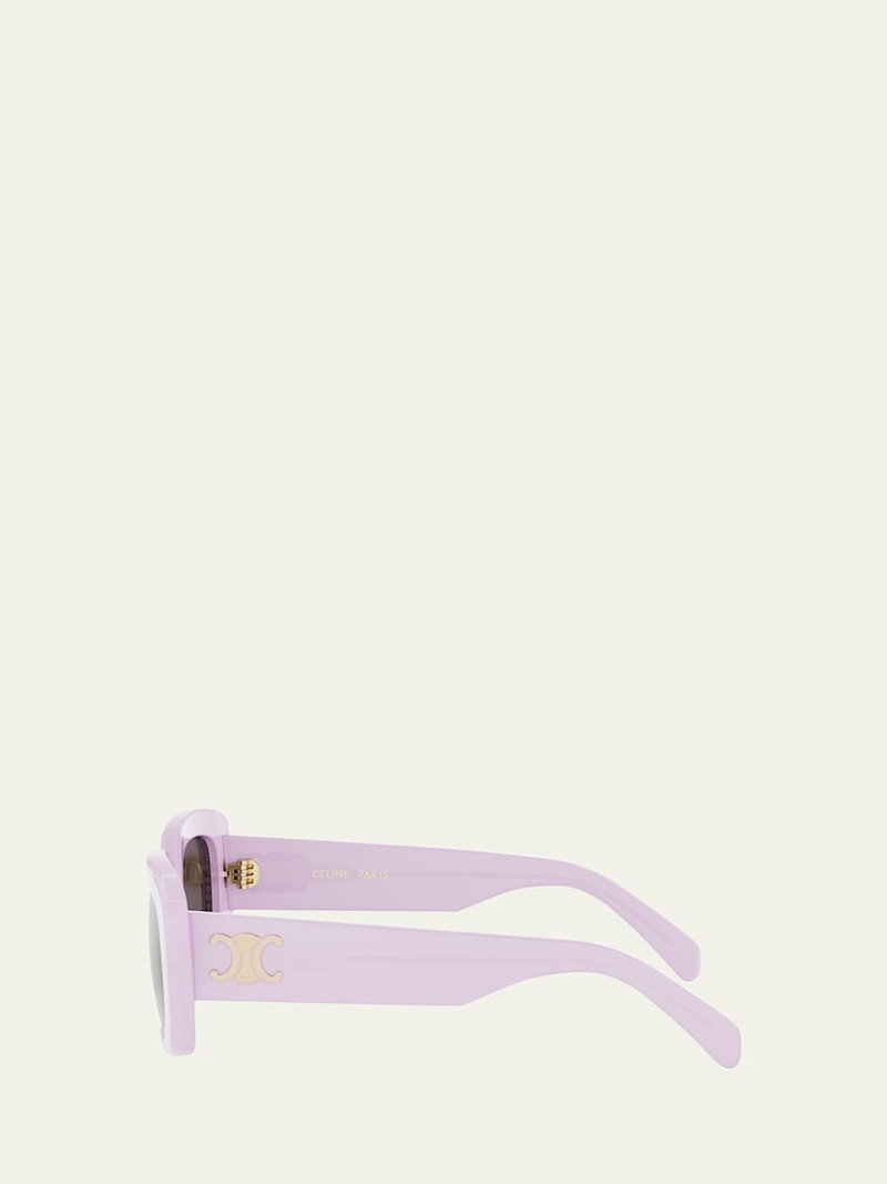 CELINE Triomphe Acetate Square Sunglasses outlook