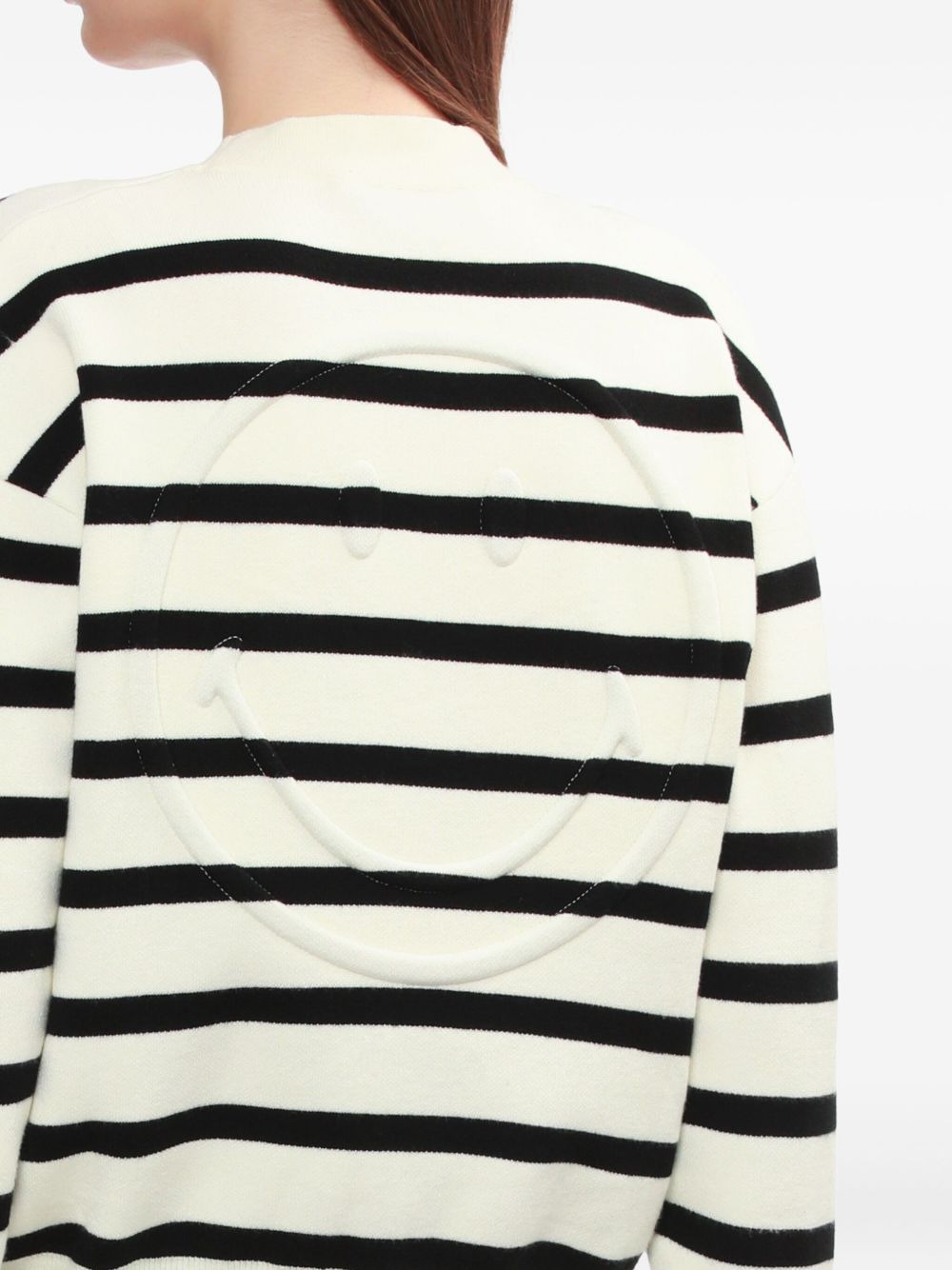 stripe smiley cardigan - 5
