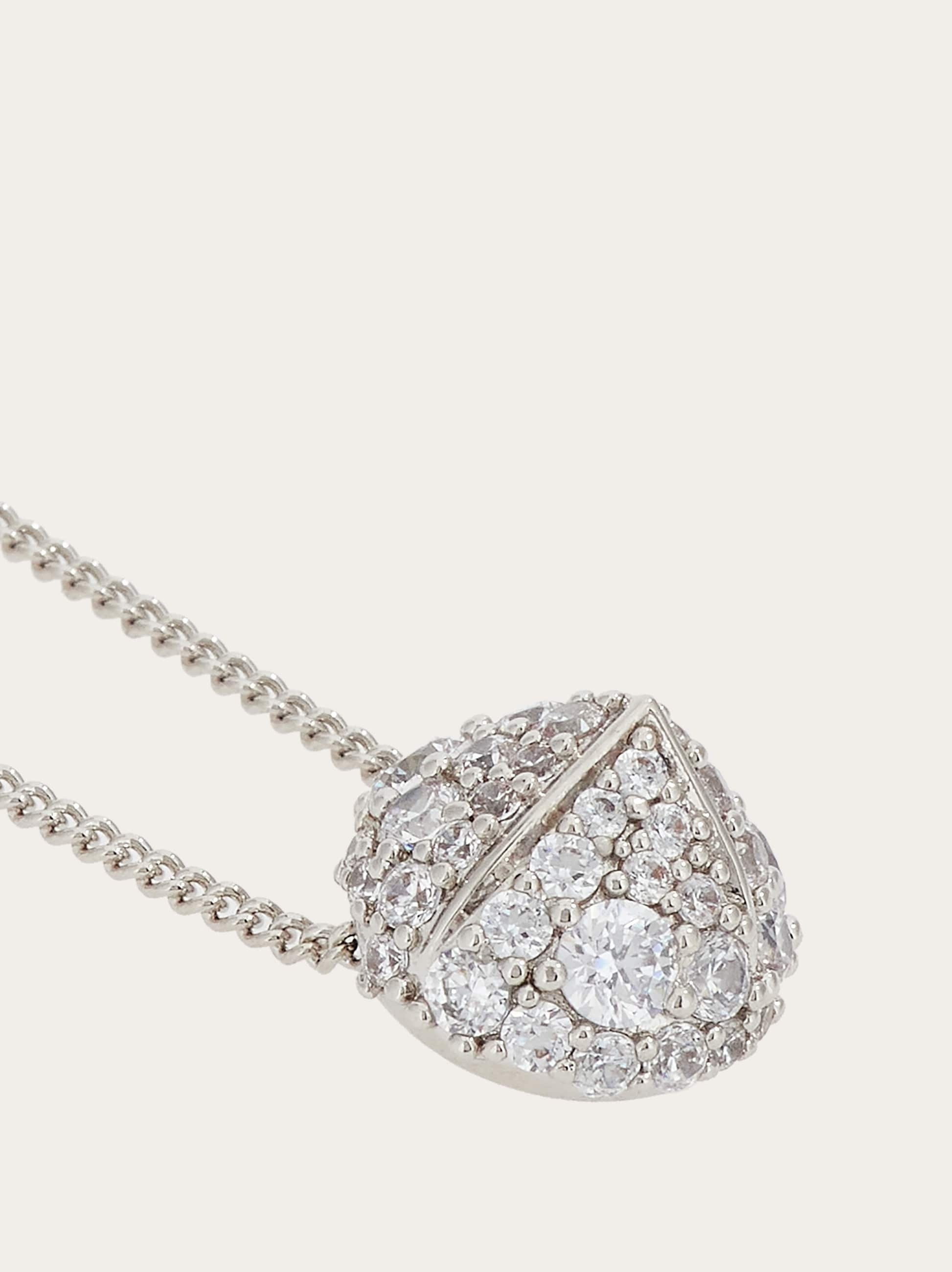 Pendant necklace with crystals - 4