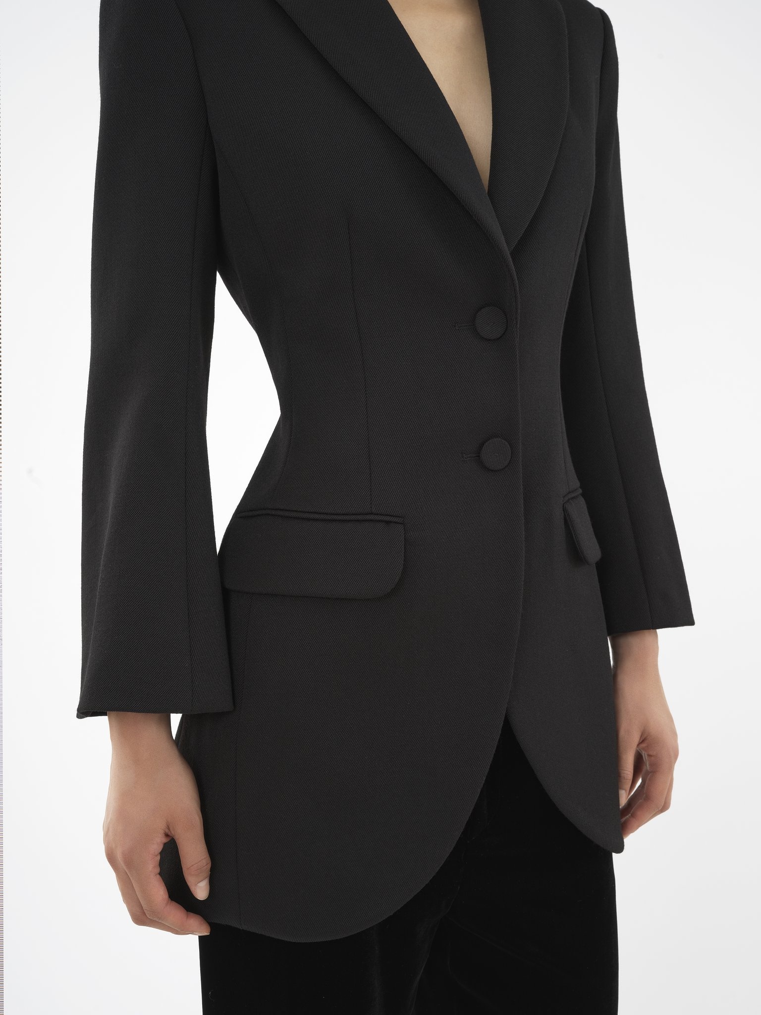 TWO-BUTTON REDINGOTE - 7