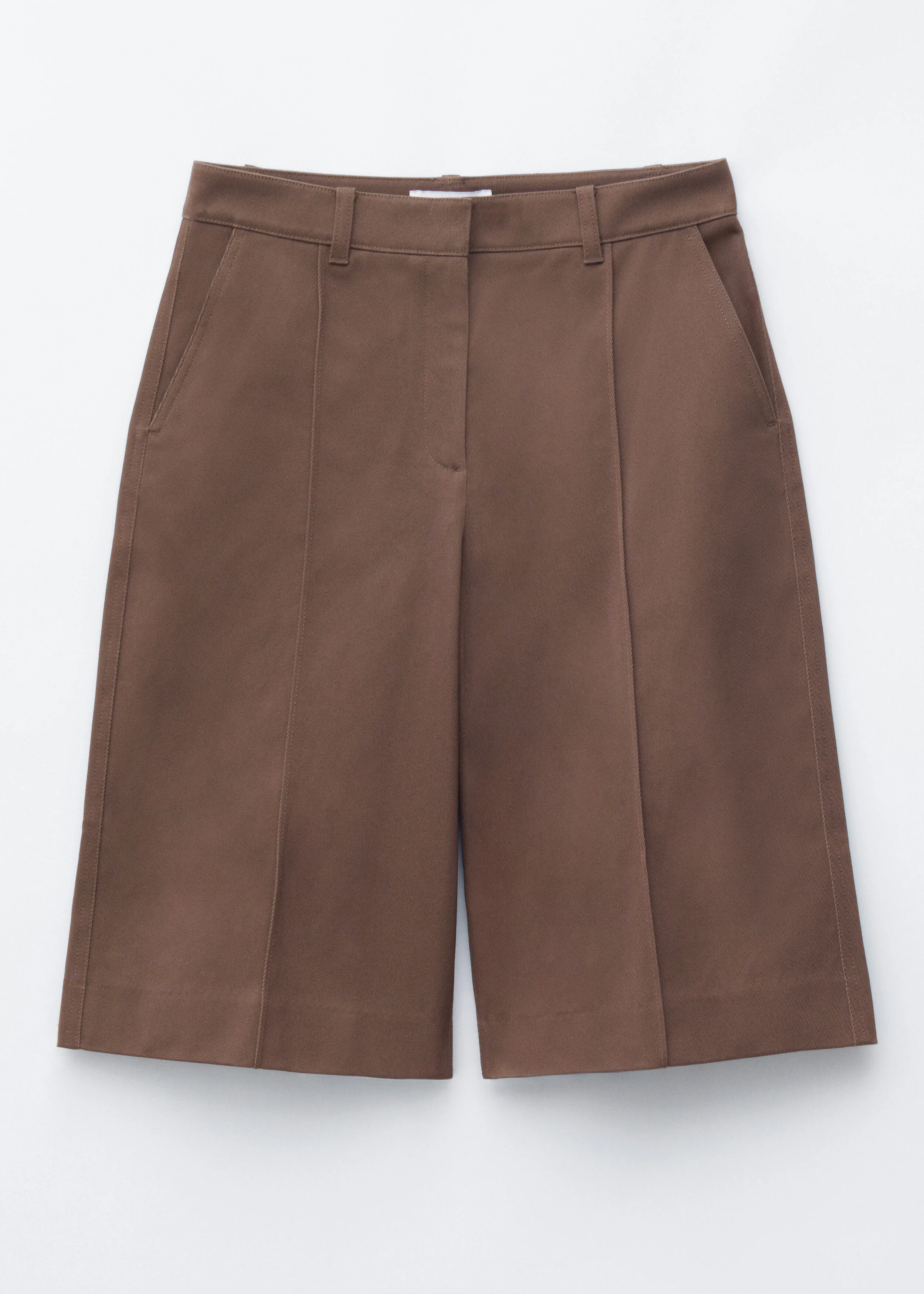 Tailored Cotton Bermuda Shorts - 1