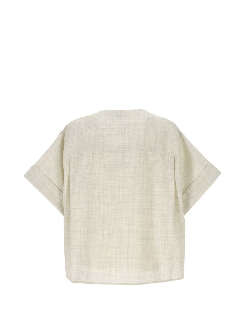 JOSEPH Yani concealed-placket turn-up cuff blouse outlook