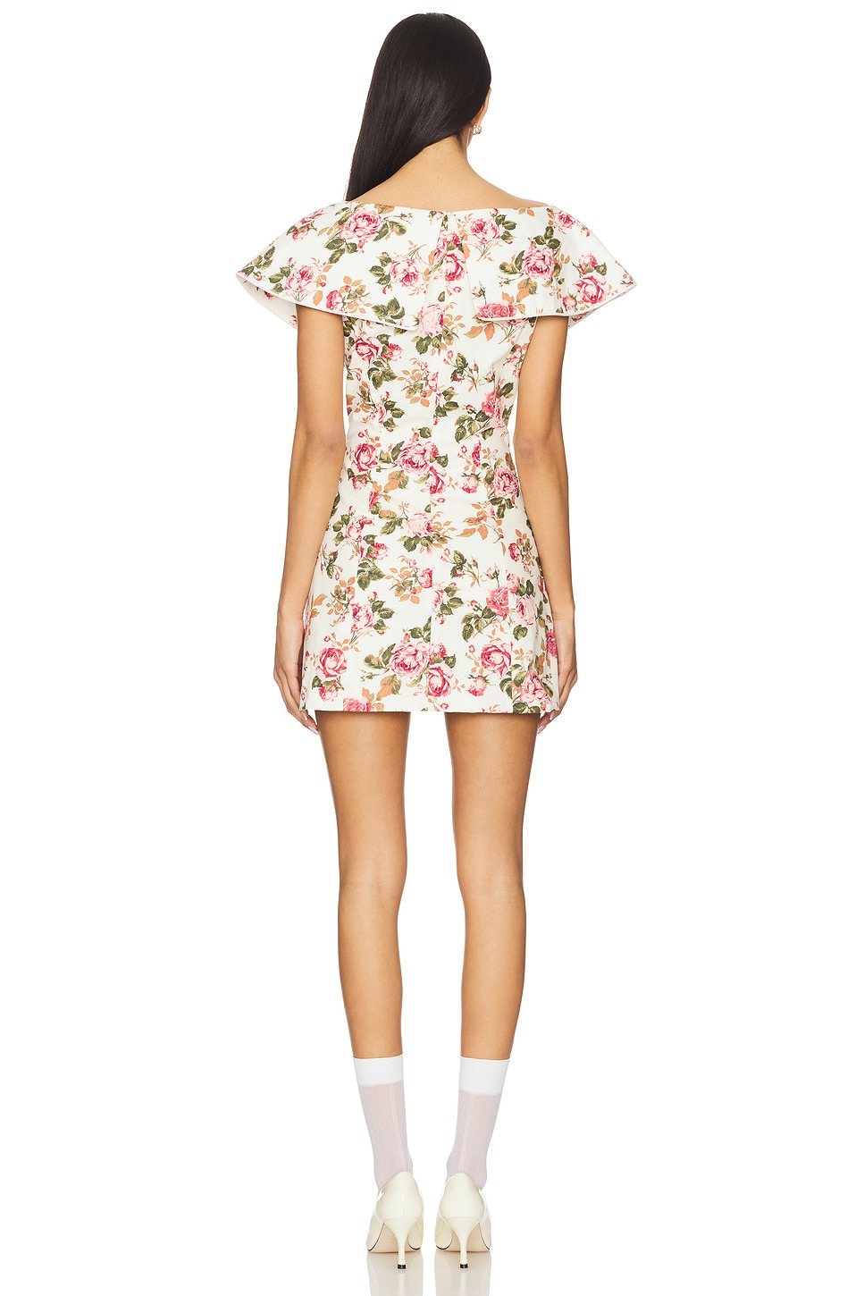 Gretchen Wide Neck Mini Dress - 3