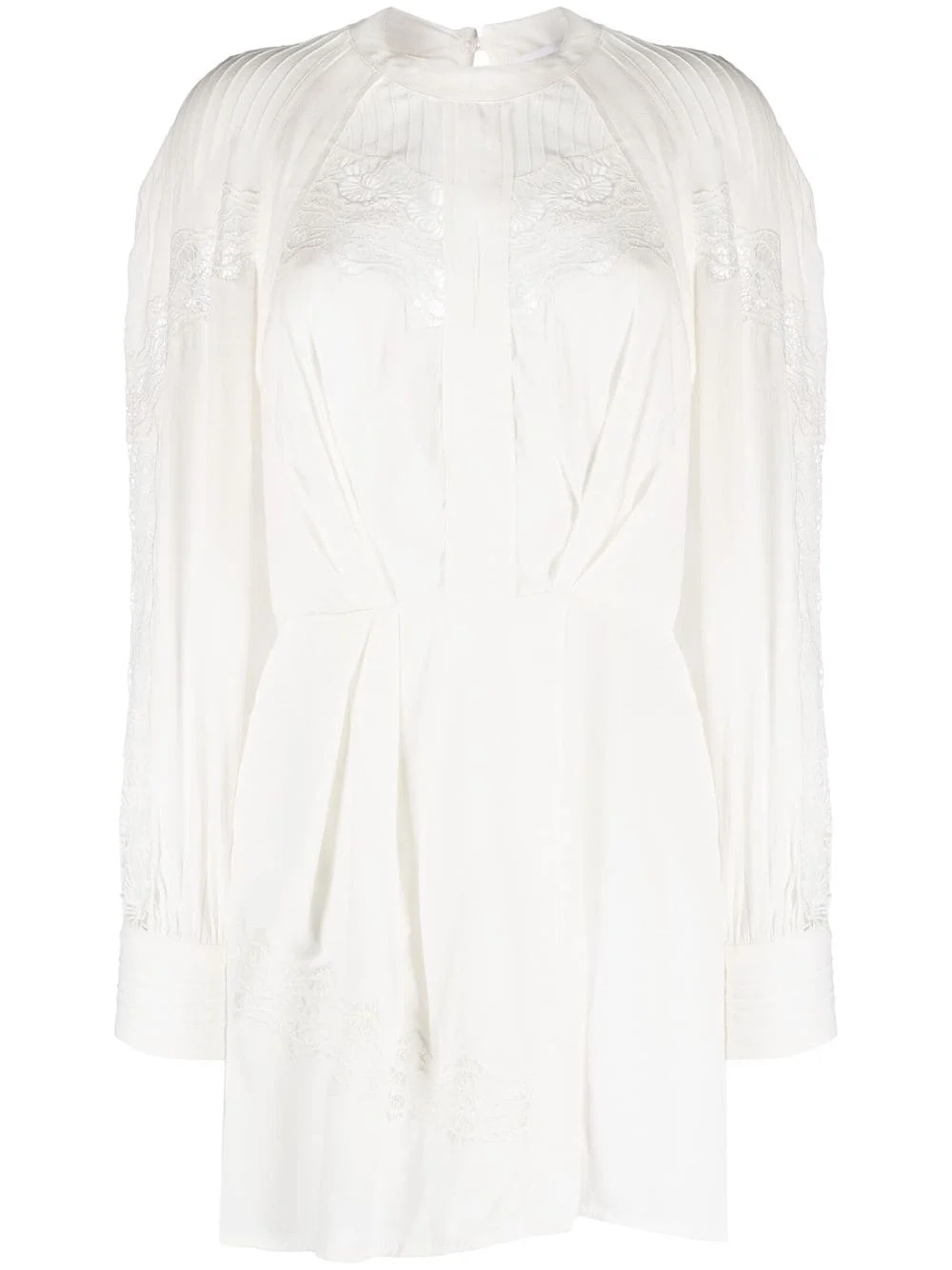 Belinda lace-trim dress - 1