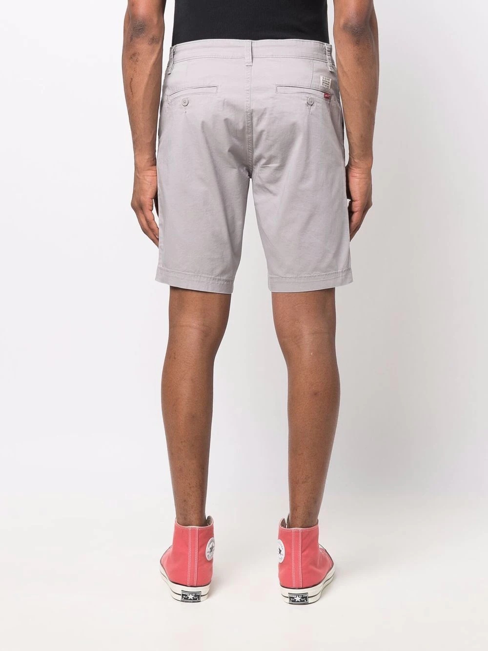 slim-cut chino shorts - 4