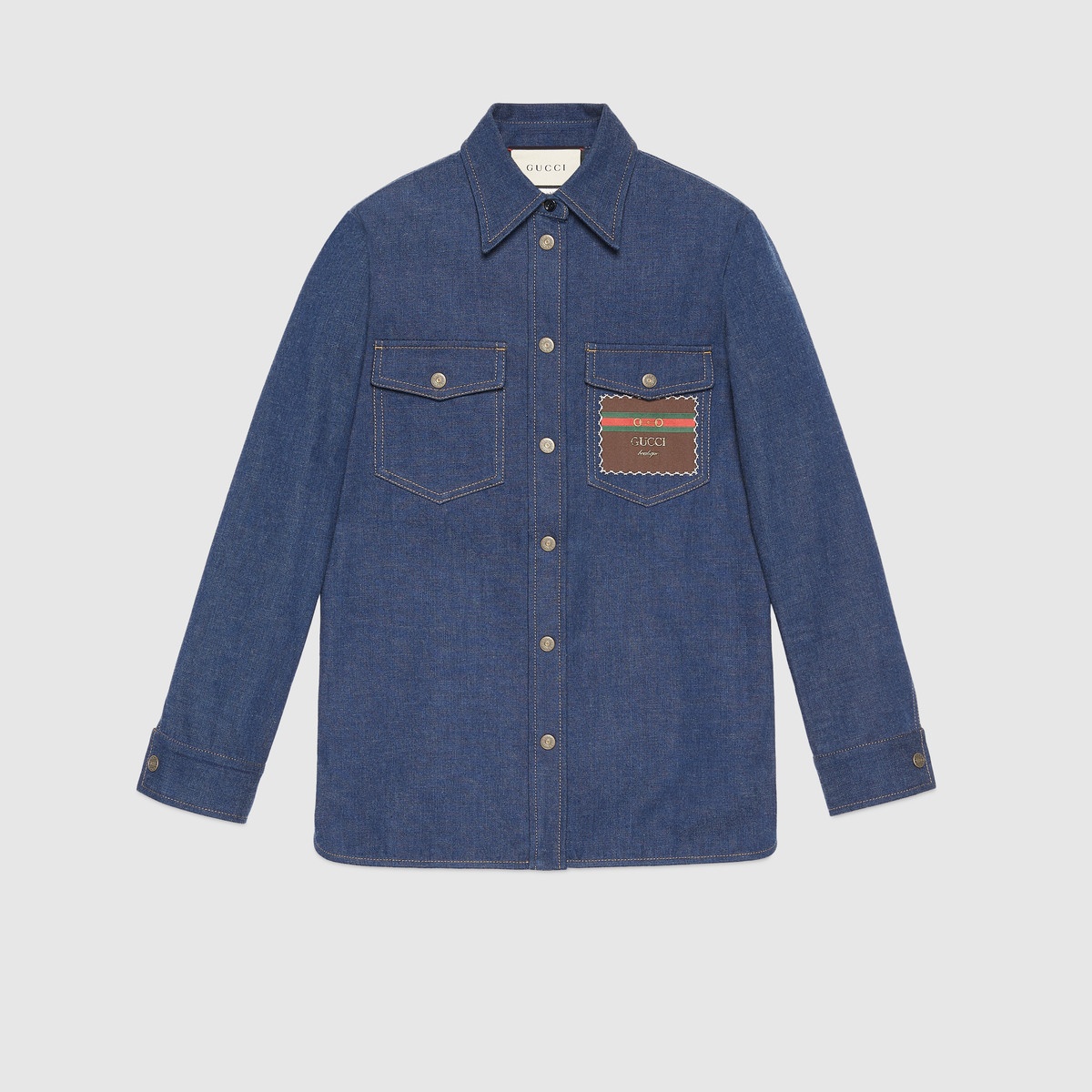 Denim shirt with Gucci Boutique - 1